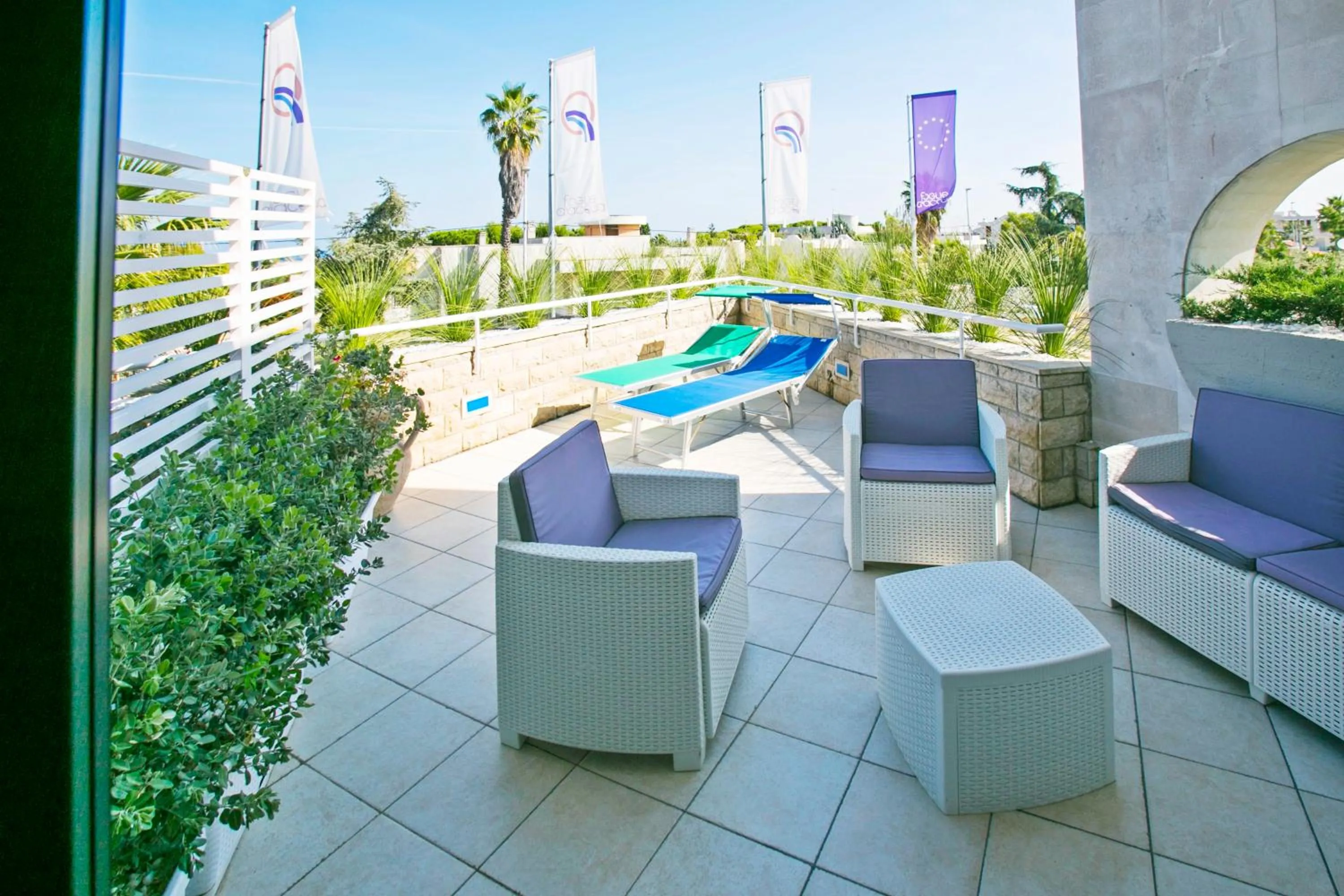 Balcony/Terrace in Foglie D' Acqua