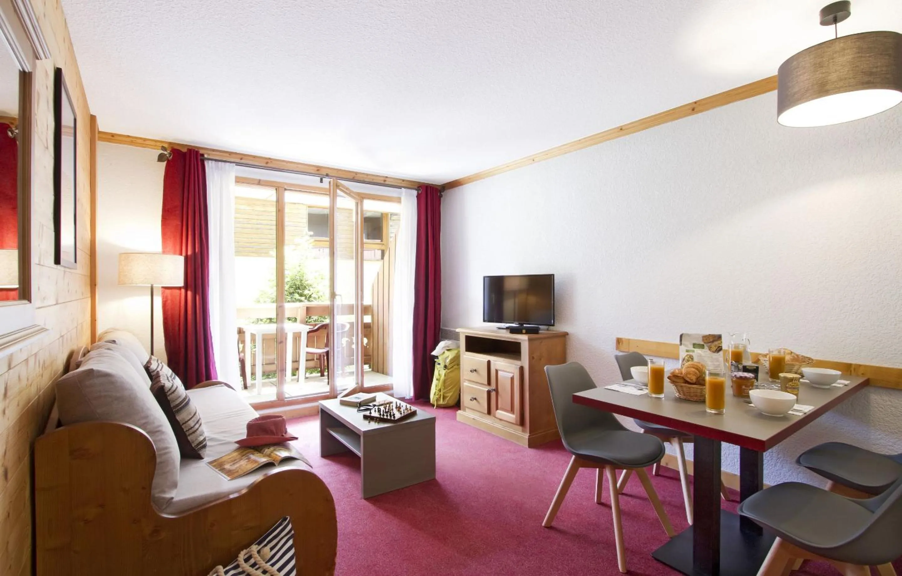 Seating area in Résidence Odalys Le Village