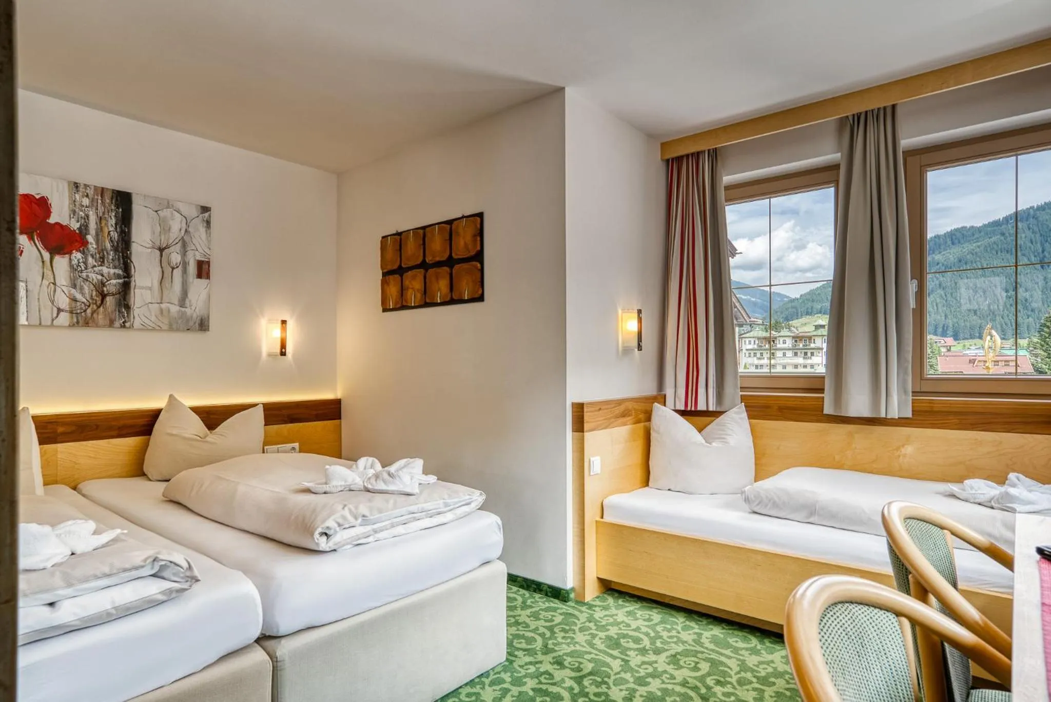 Bedroom, Bed in SonnenHOF hotel gerlos centrum