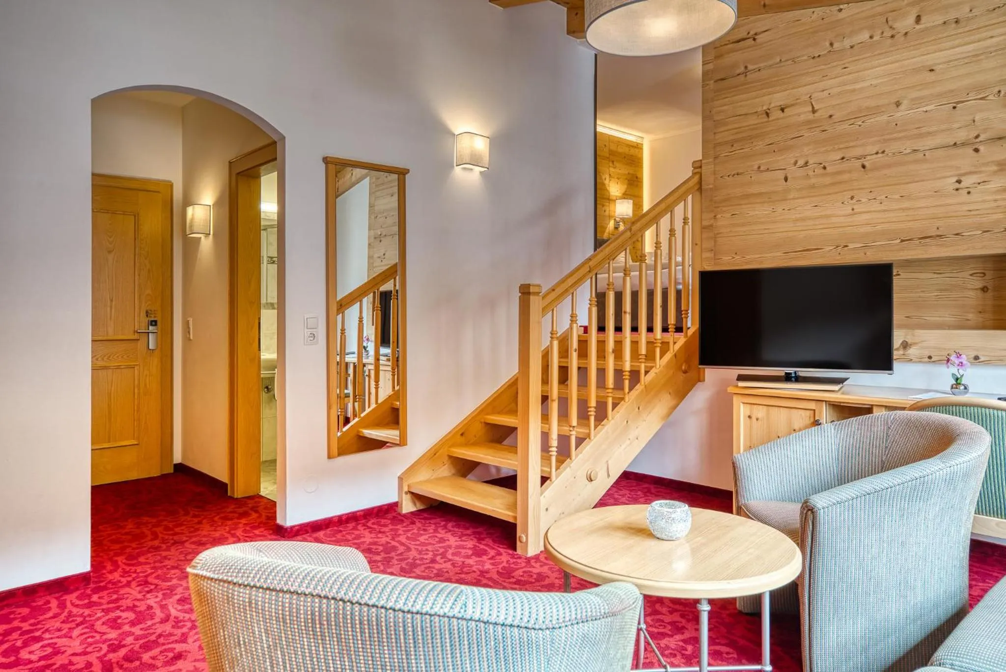 Living room in SonnenHOF hotel gerlos centrum