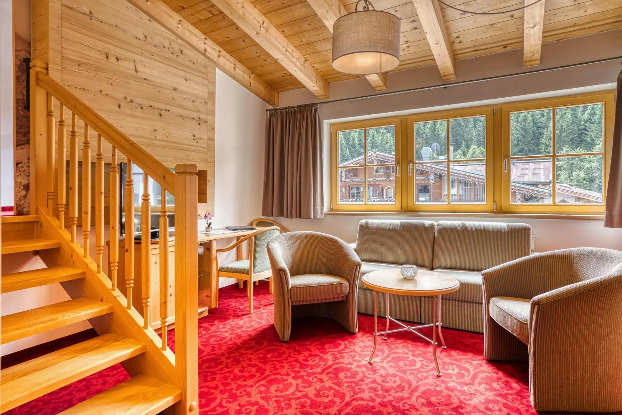 Living room in SonnenHOF hotel gerlos centrum