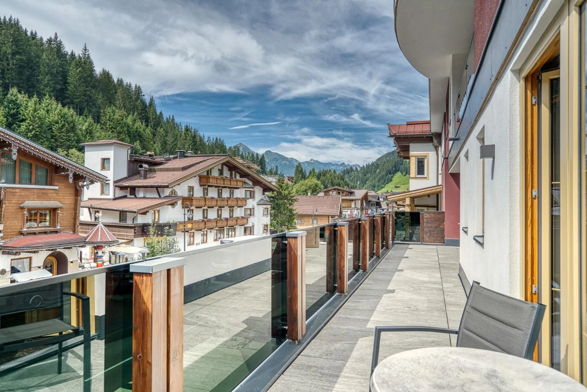 Balcony/Terrace in SonnenHOF hotel gerlos centrum
