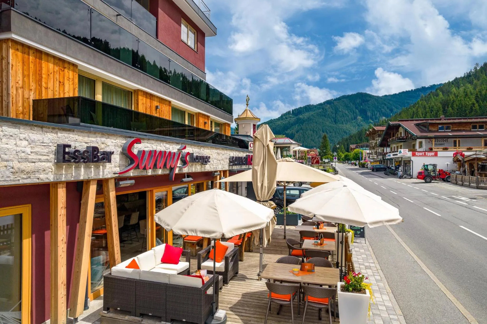 Balcony/Terrace in SonnenHOF hotel gerlos centrum