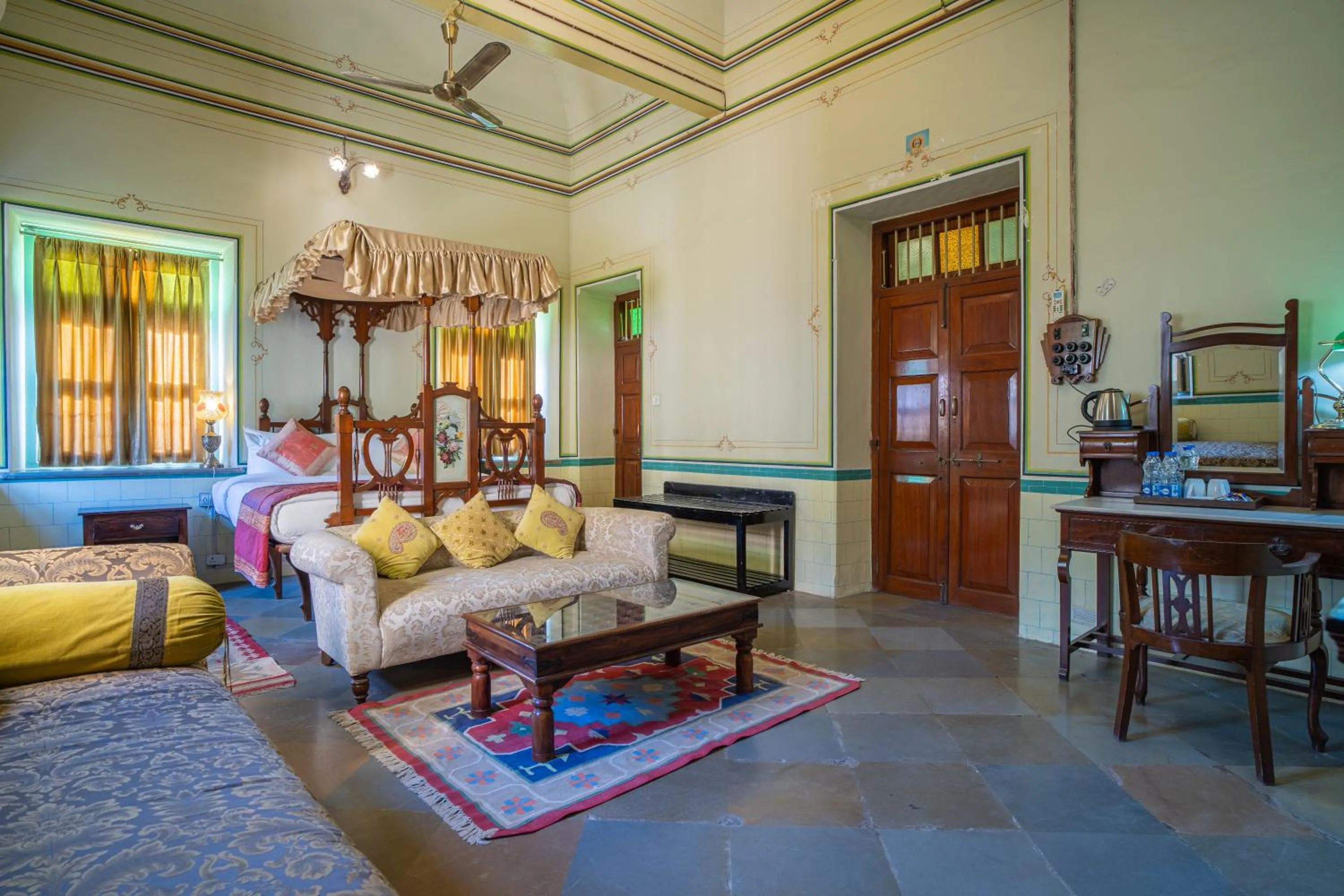 View (from property/room), Bed in Koolwal Kothi Zinc Journey by The Fern, Nawalgarh, Rajasthan