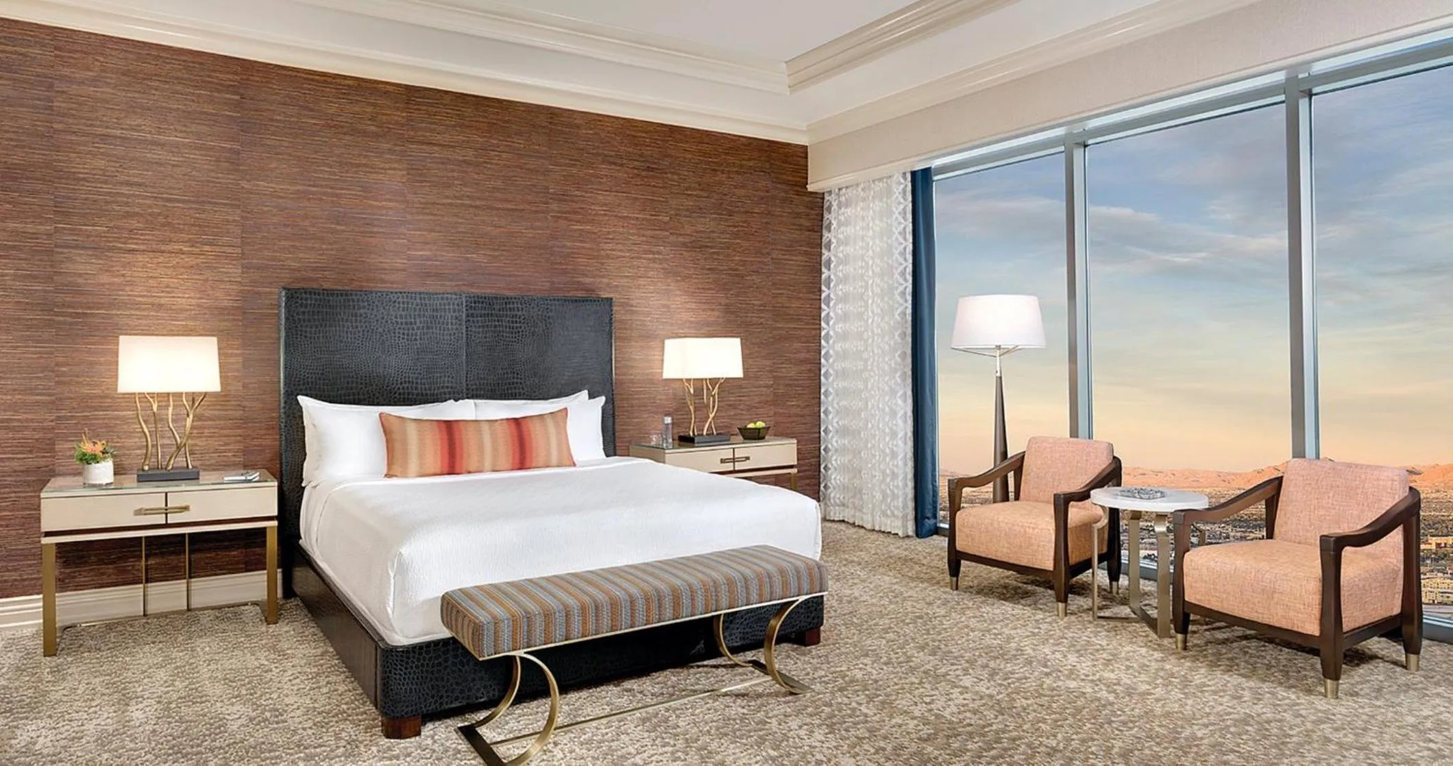 Photo of the whole room, Bed in Mandalay Bay