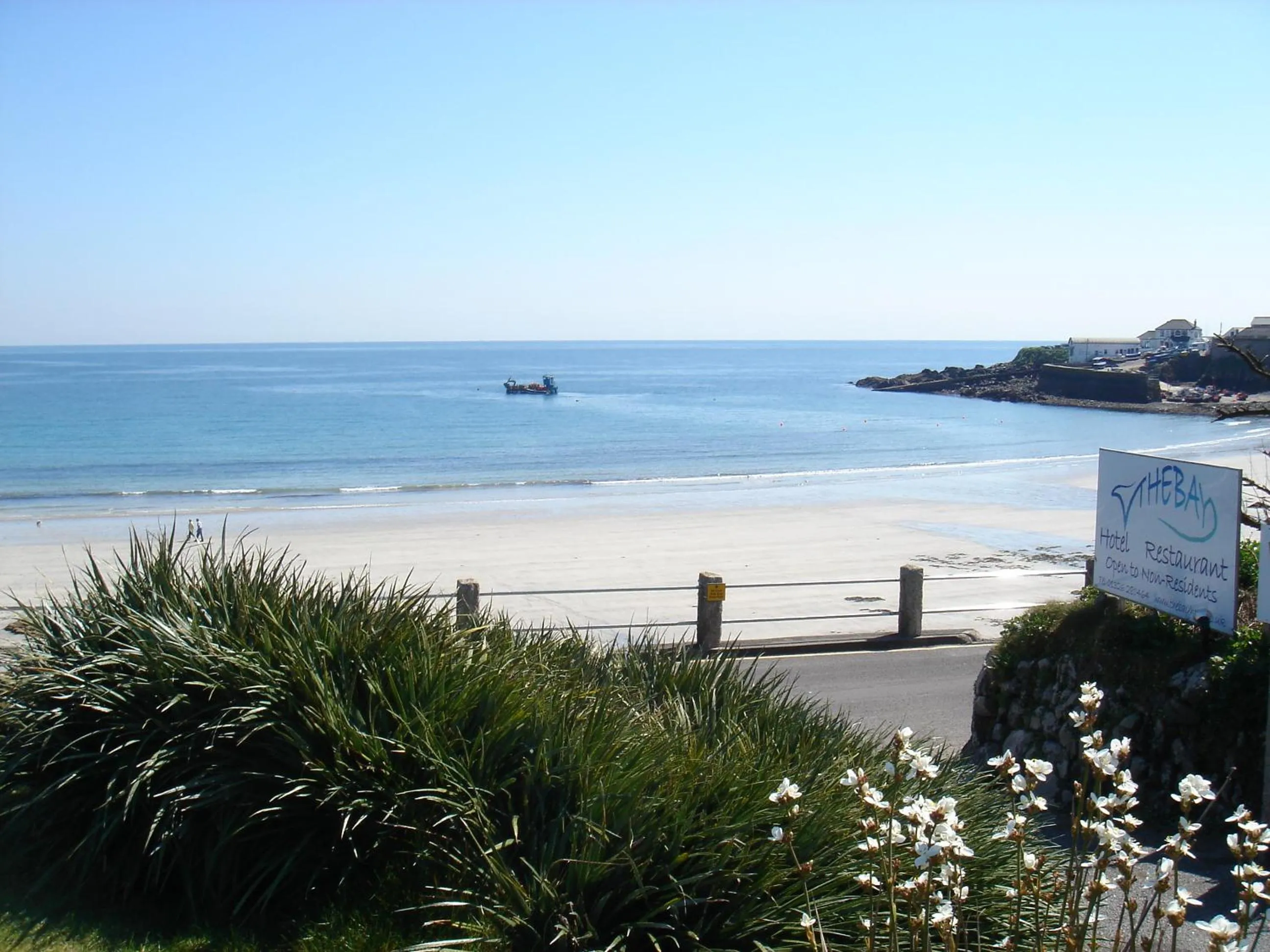 Garden view in The Bay Hotel