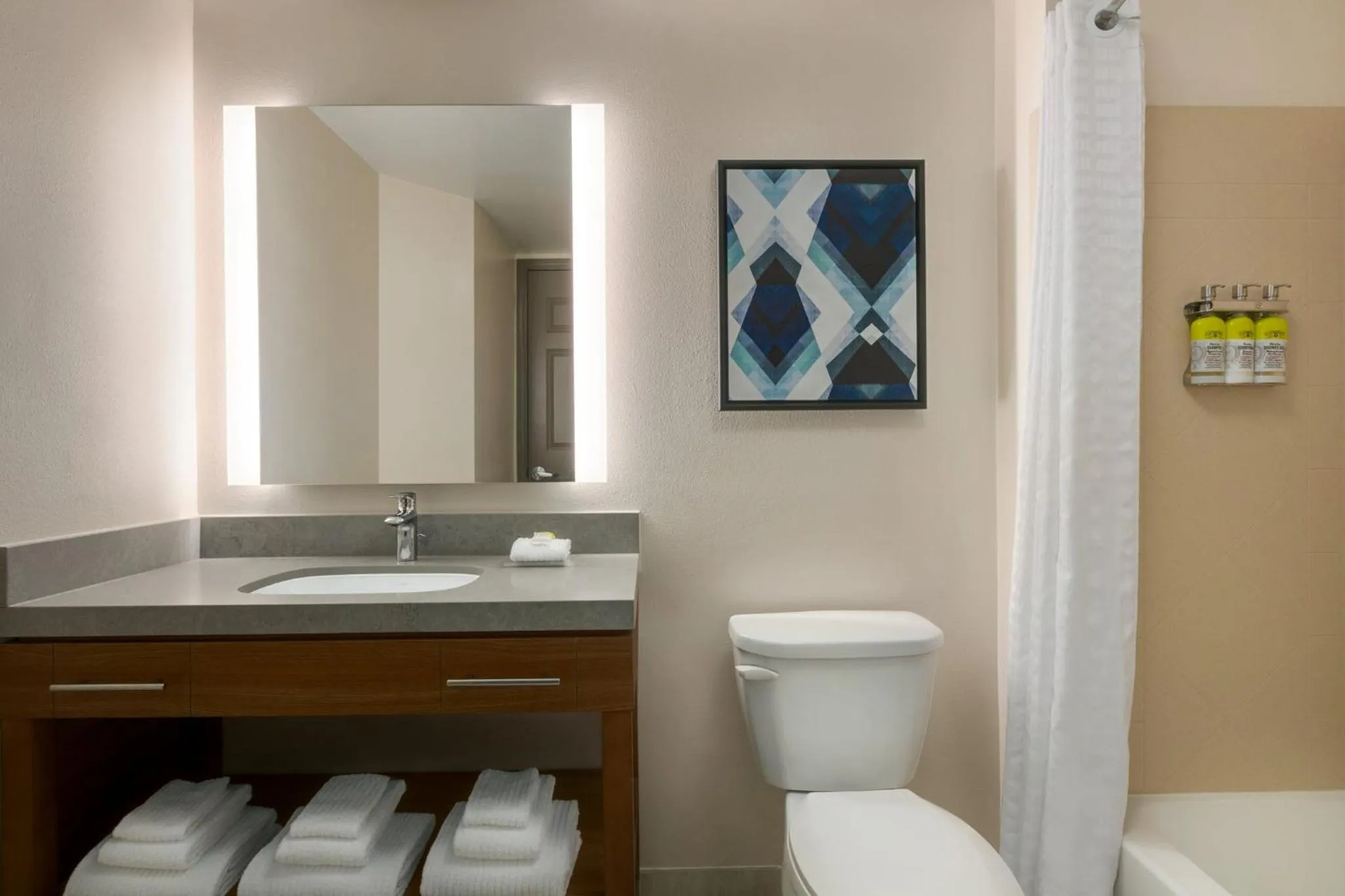 Bathroom in Candlewood Suites Aberdeen-Bel Air by IHG