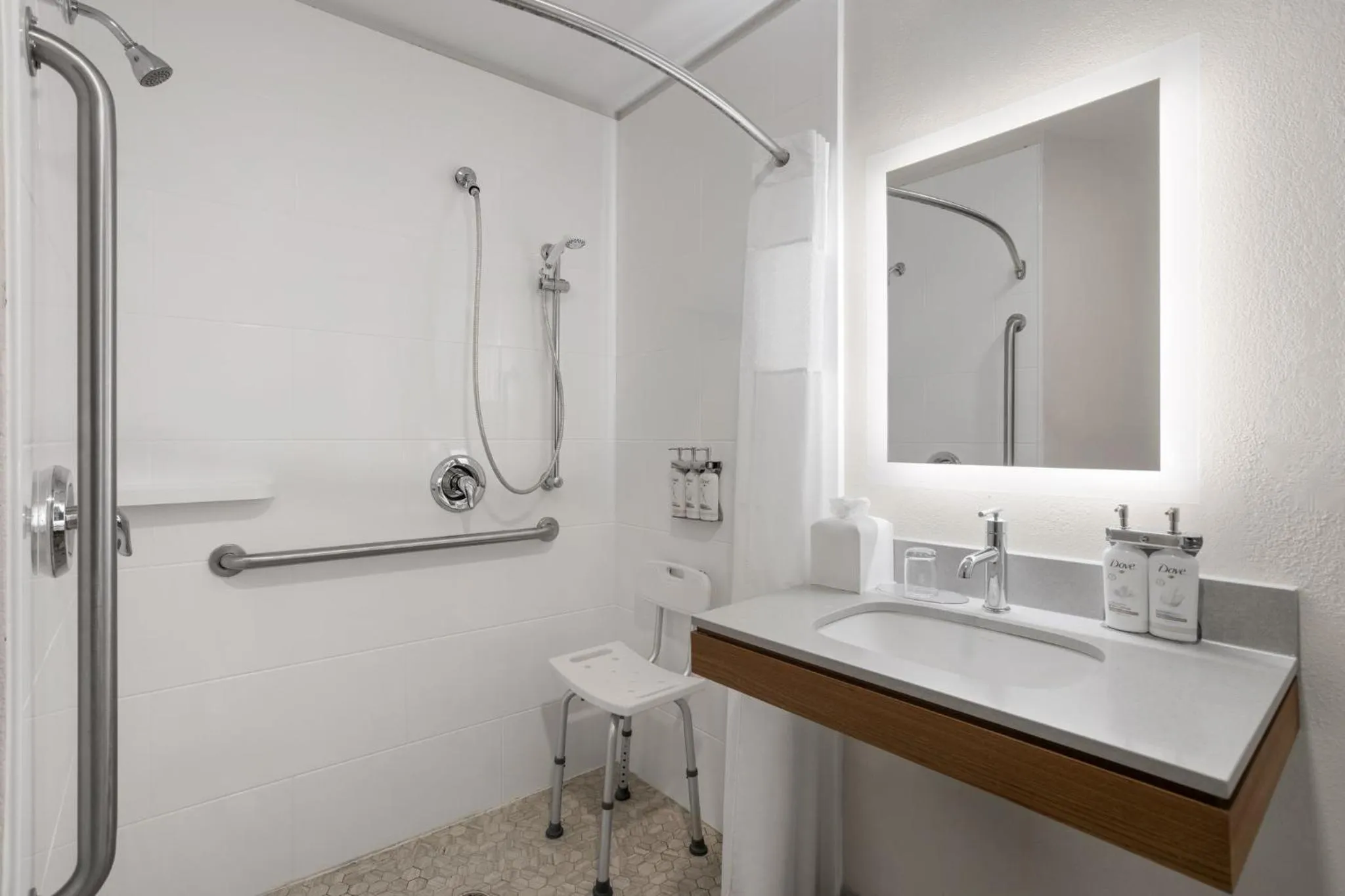 Bathroom in Candlewood Suites Aberdeen-Bel Air by IHG