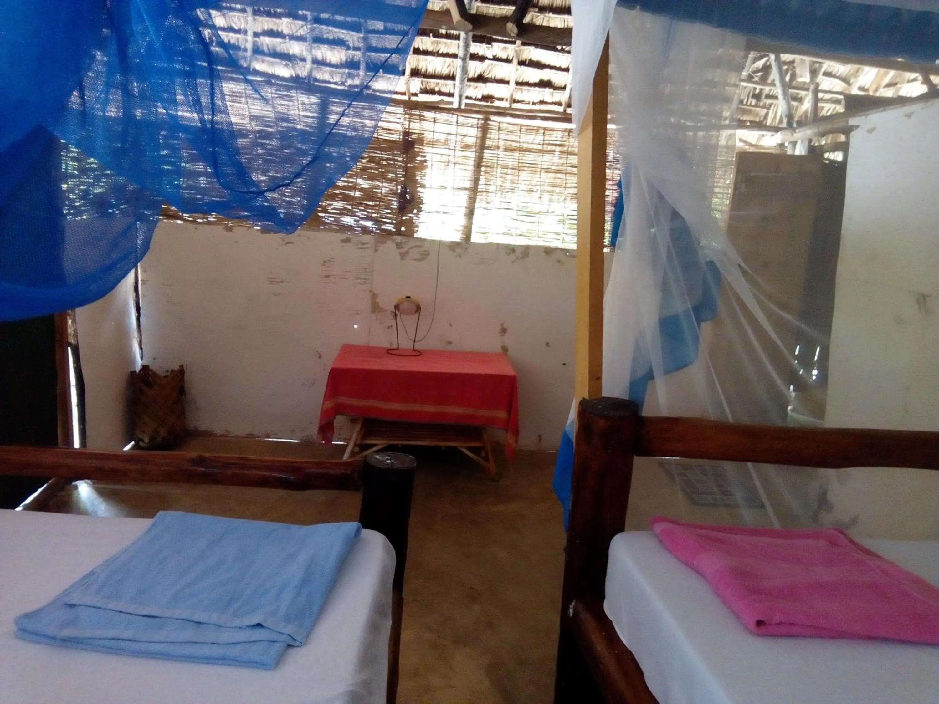 Bed in Mida Creek Eco Camp