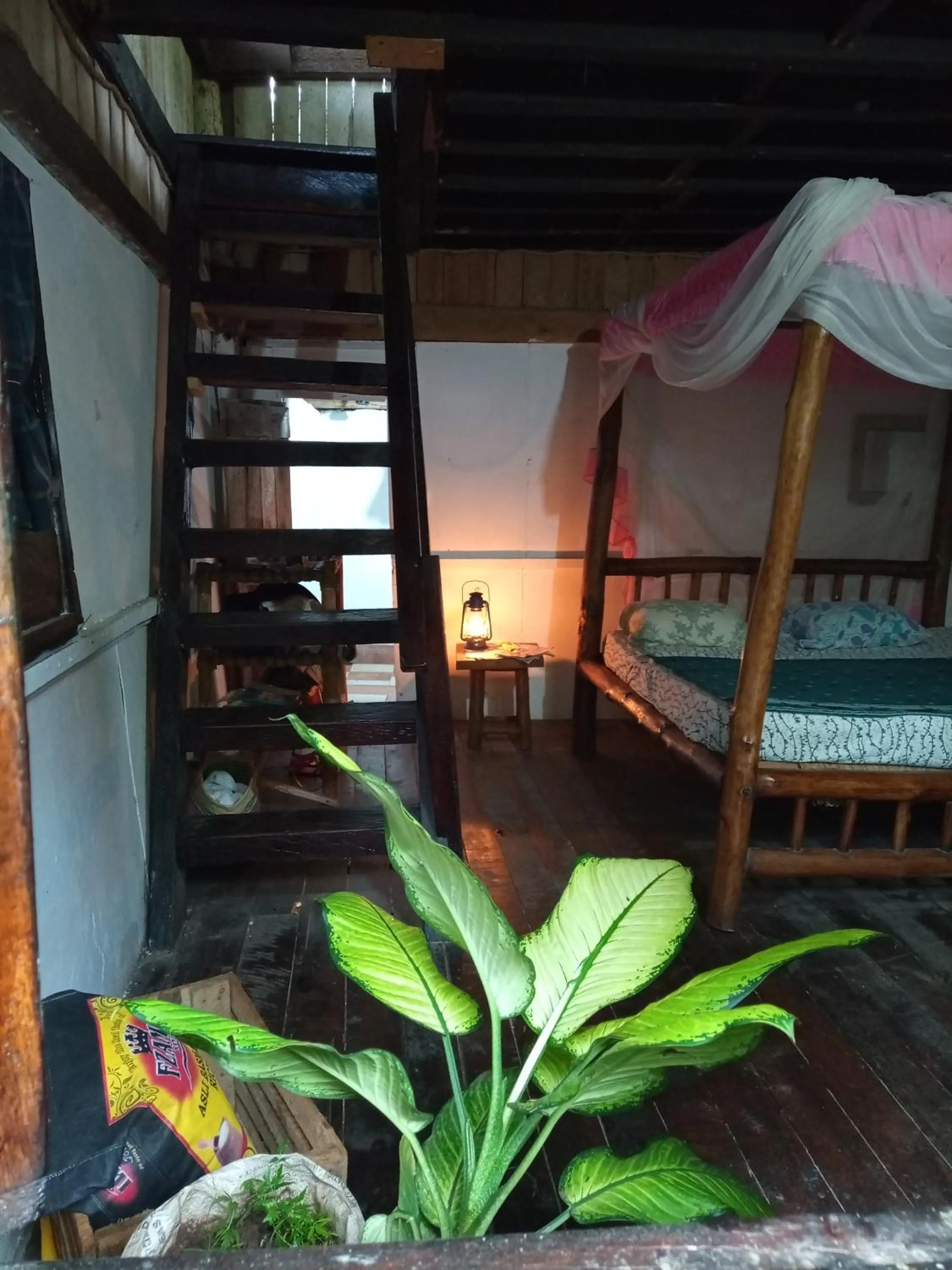 Bed in Mida Creek Eco Camp