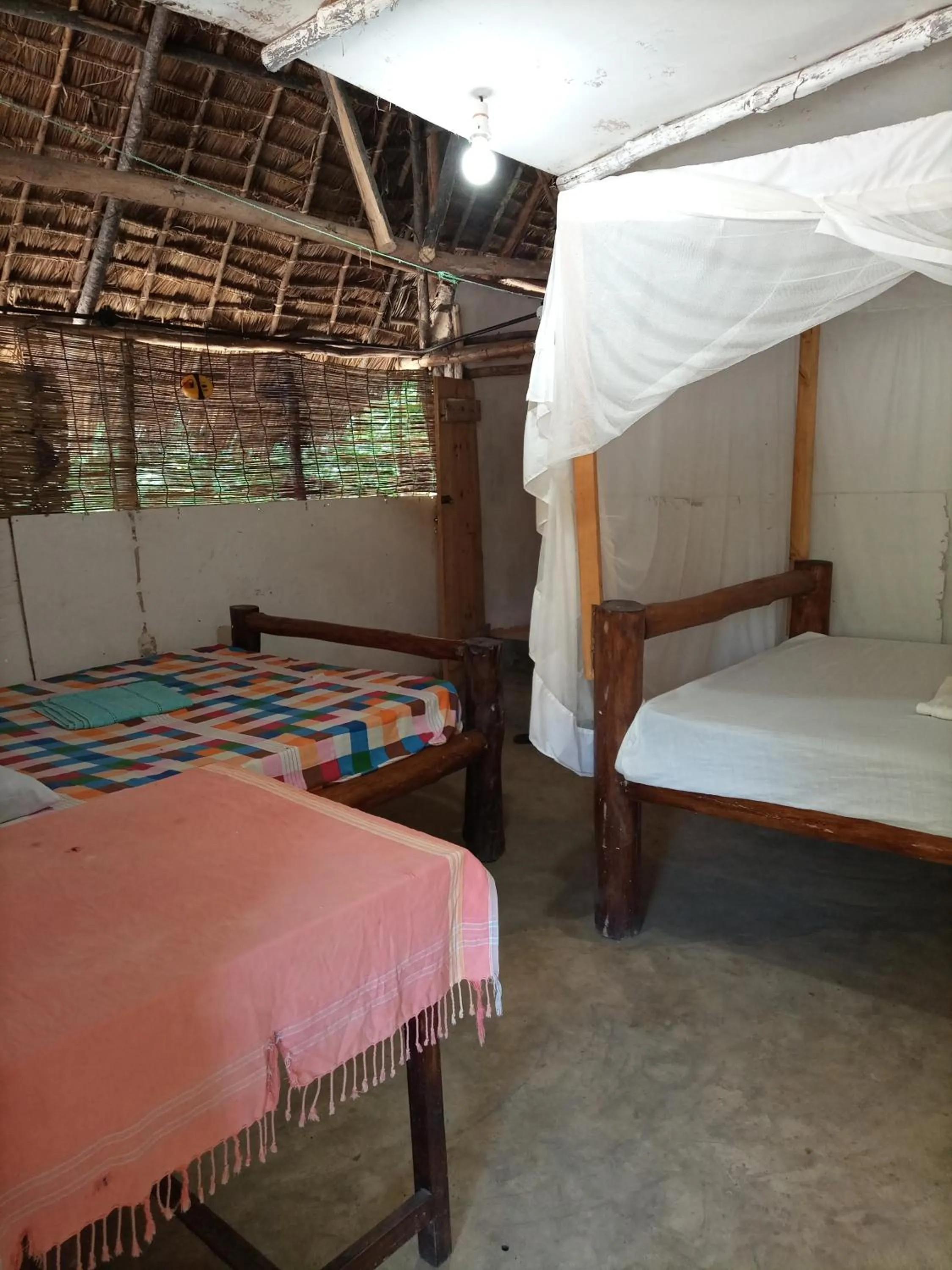 Bed in Mida Creek Eco Camp