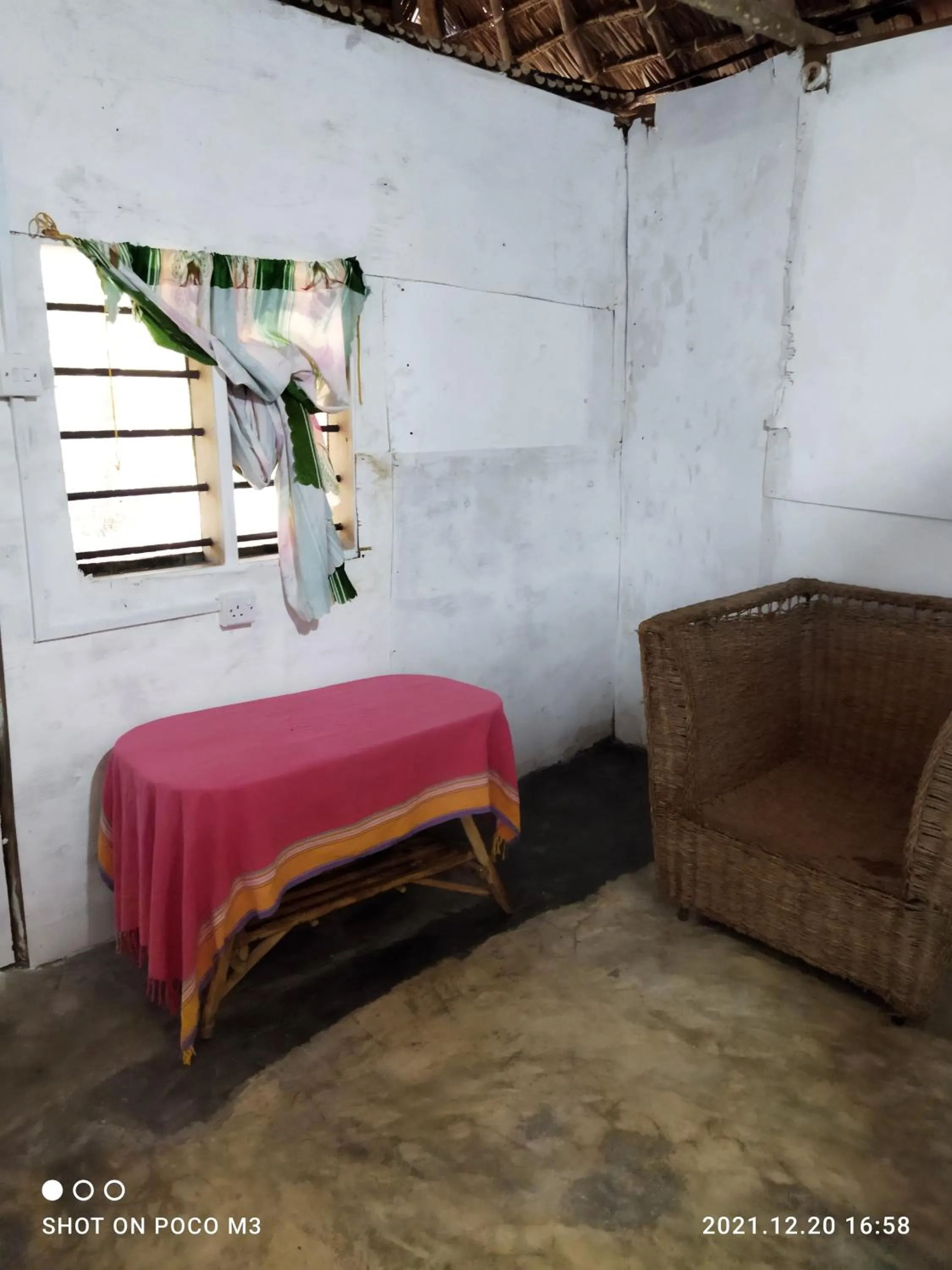 Living room in Mida Creek Eco Camp