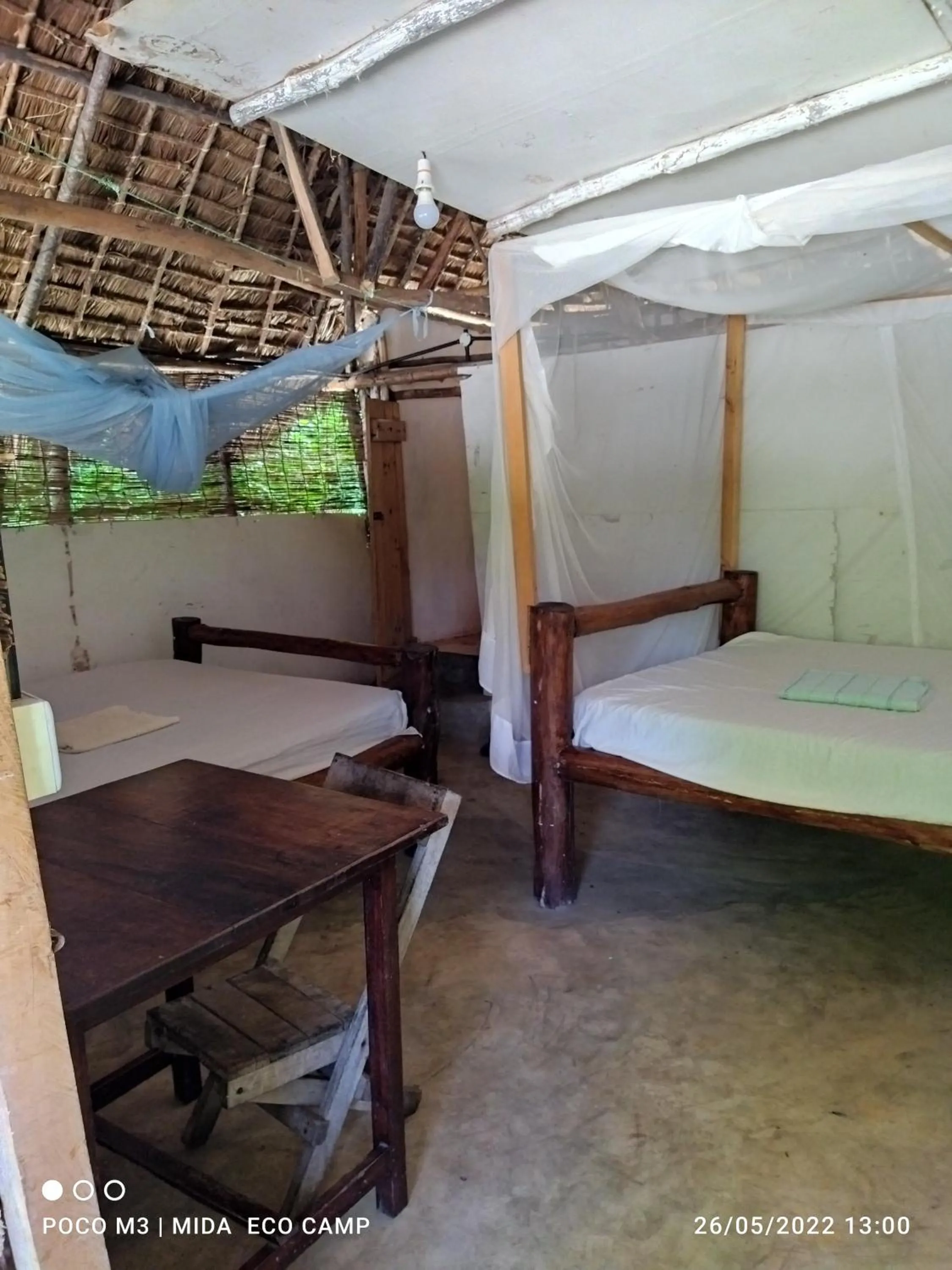 bunk bed in Mida Creek Eco Camp