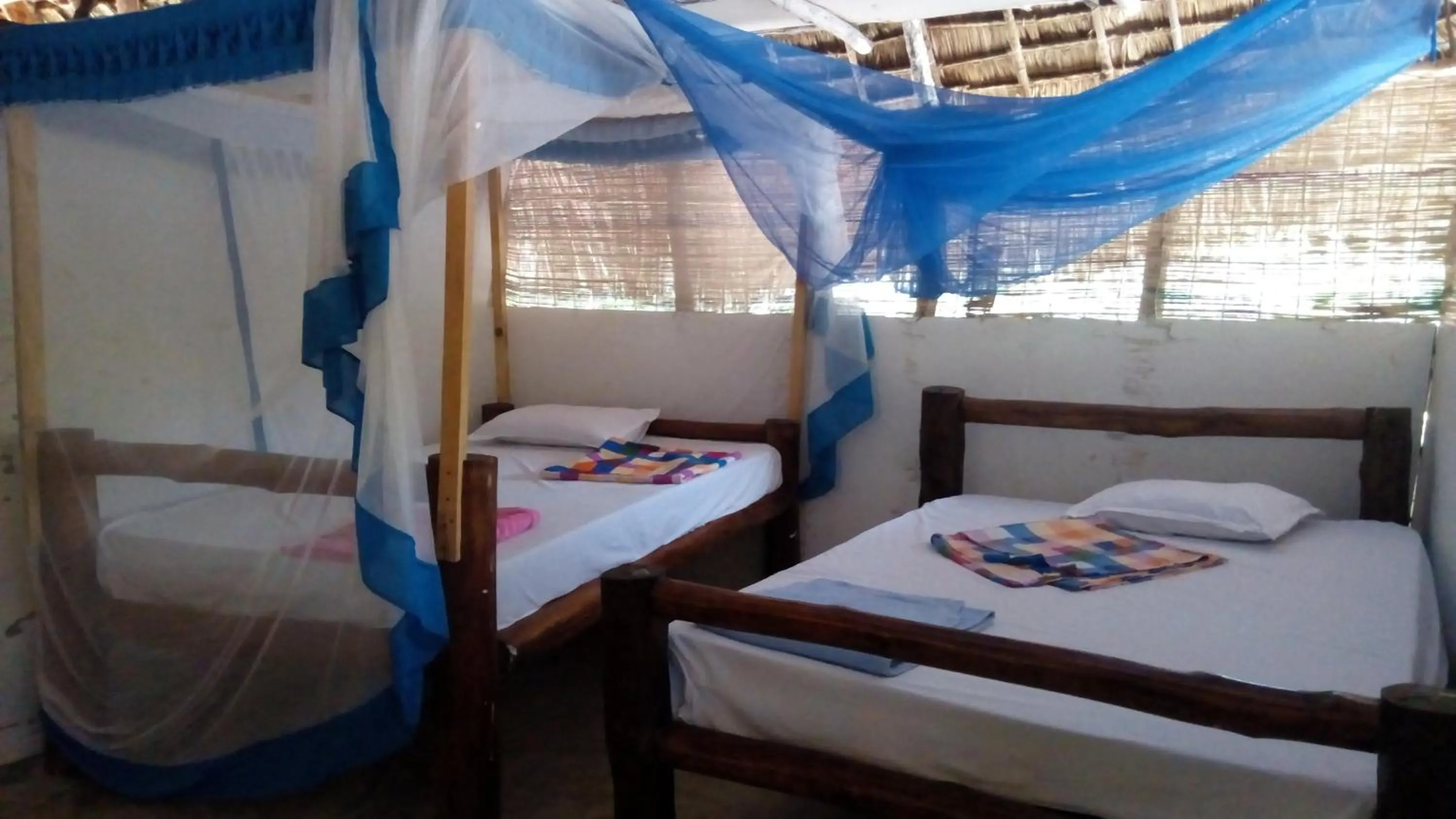 Bed in Mida Creek Eco Camp