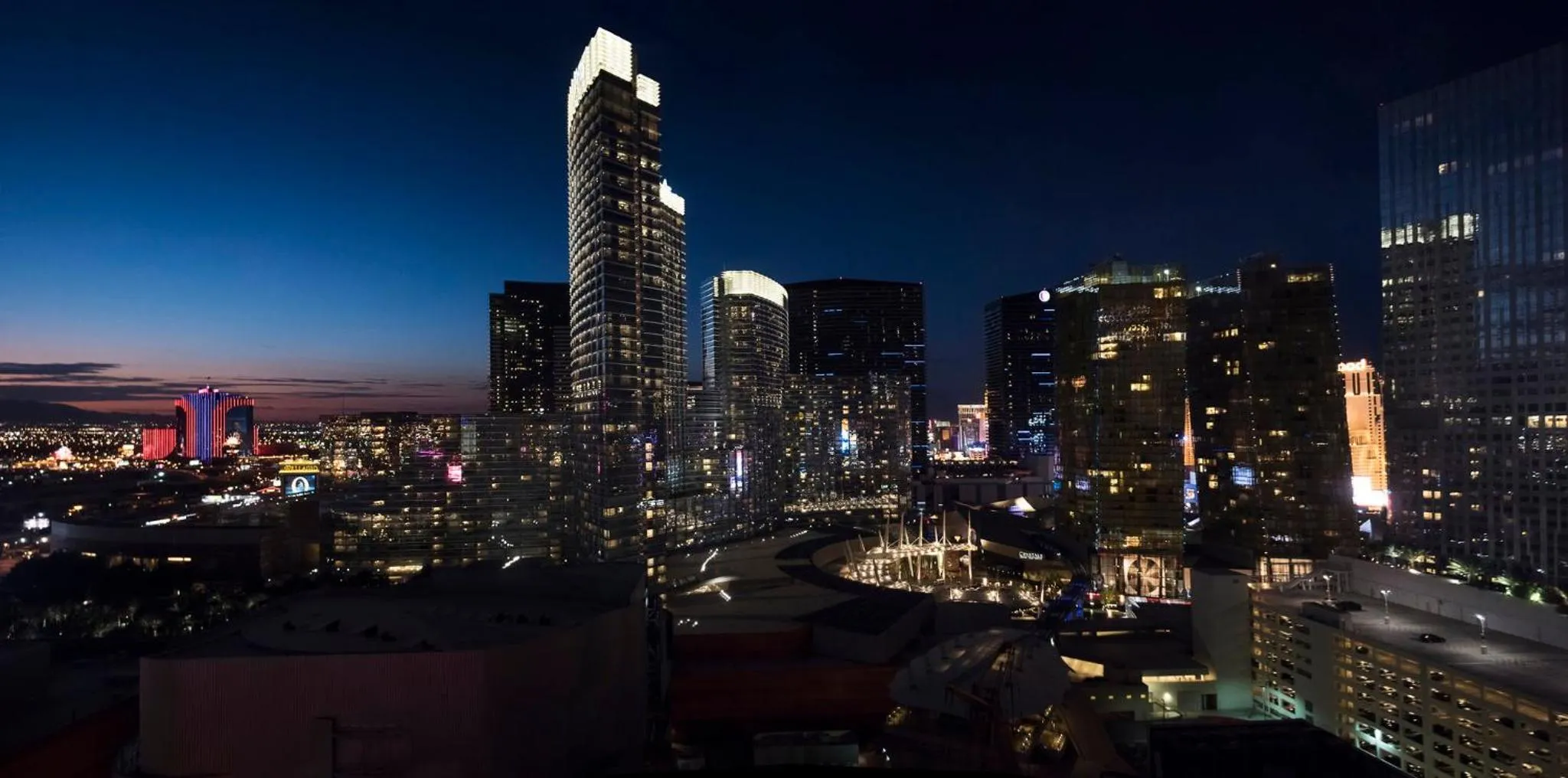 Property building in Park MGM Las Vegas