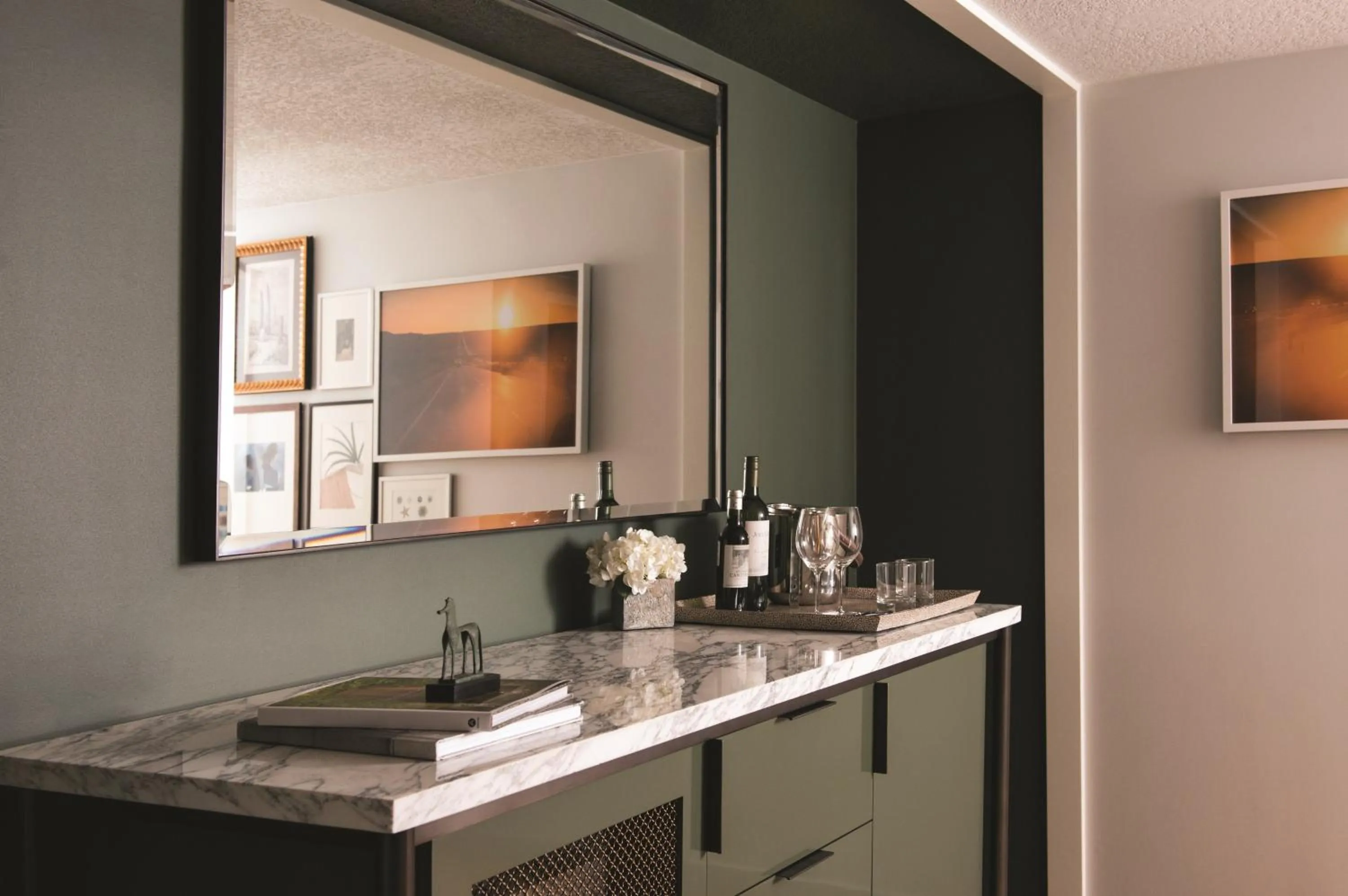 Photo of the whole room in Park MGM Las Vegas