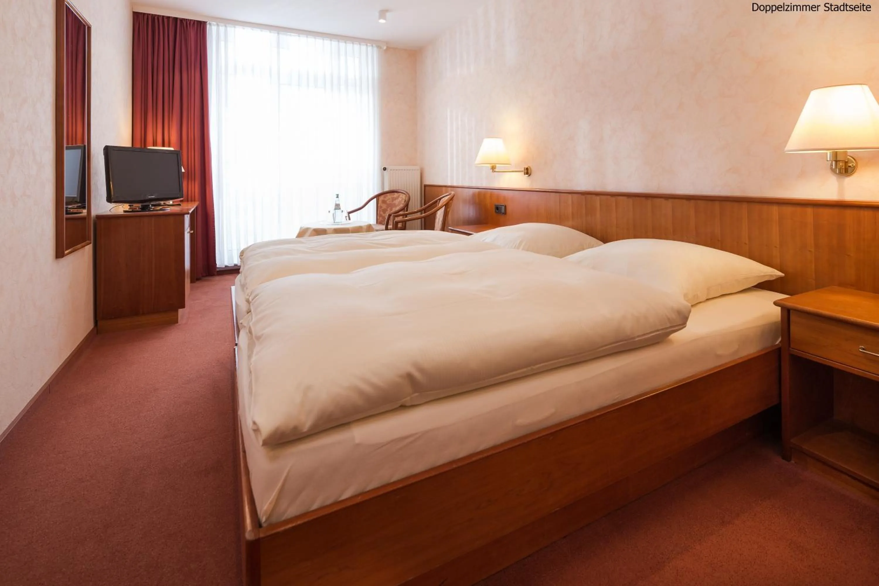 Photo of the whole room, Bed in Hotel Meeresburg