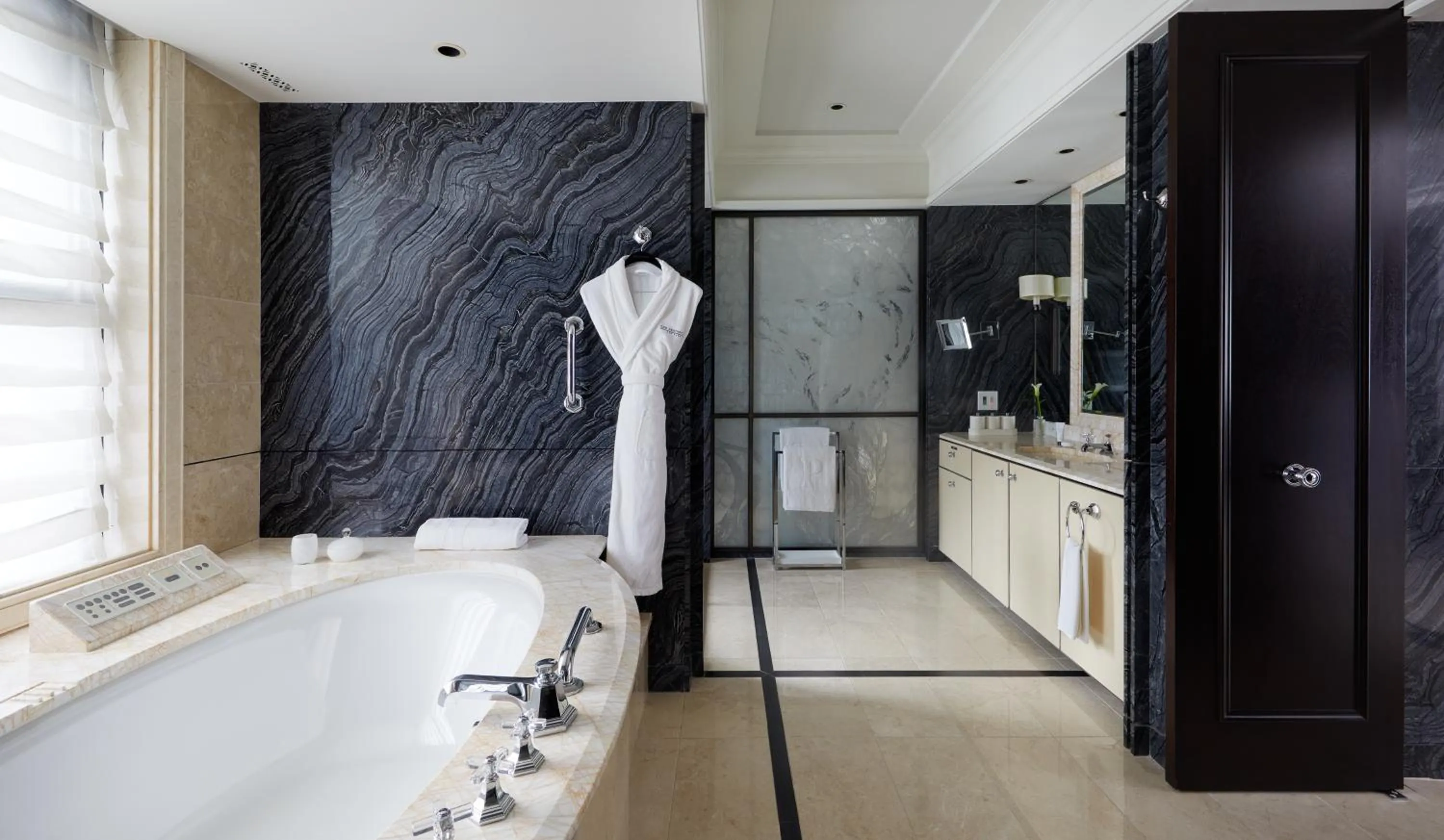 Bathroom in The Peninsula New York