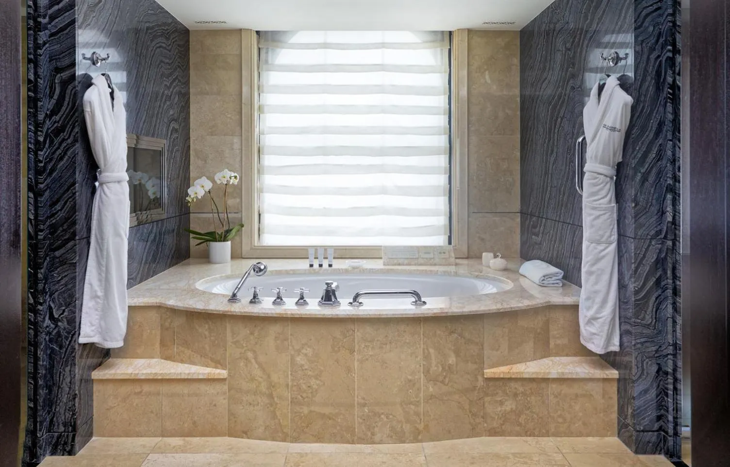 Bathroom in The Peninsula New York