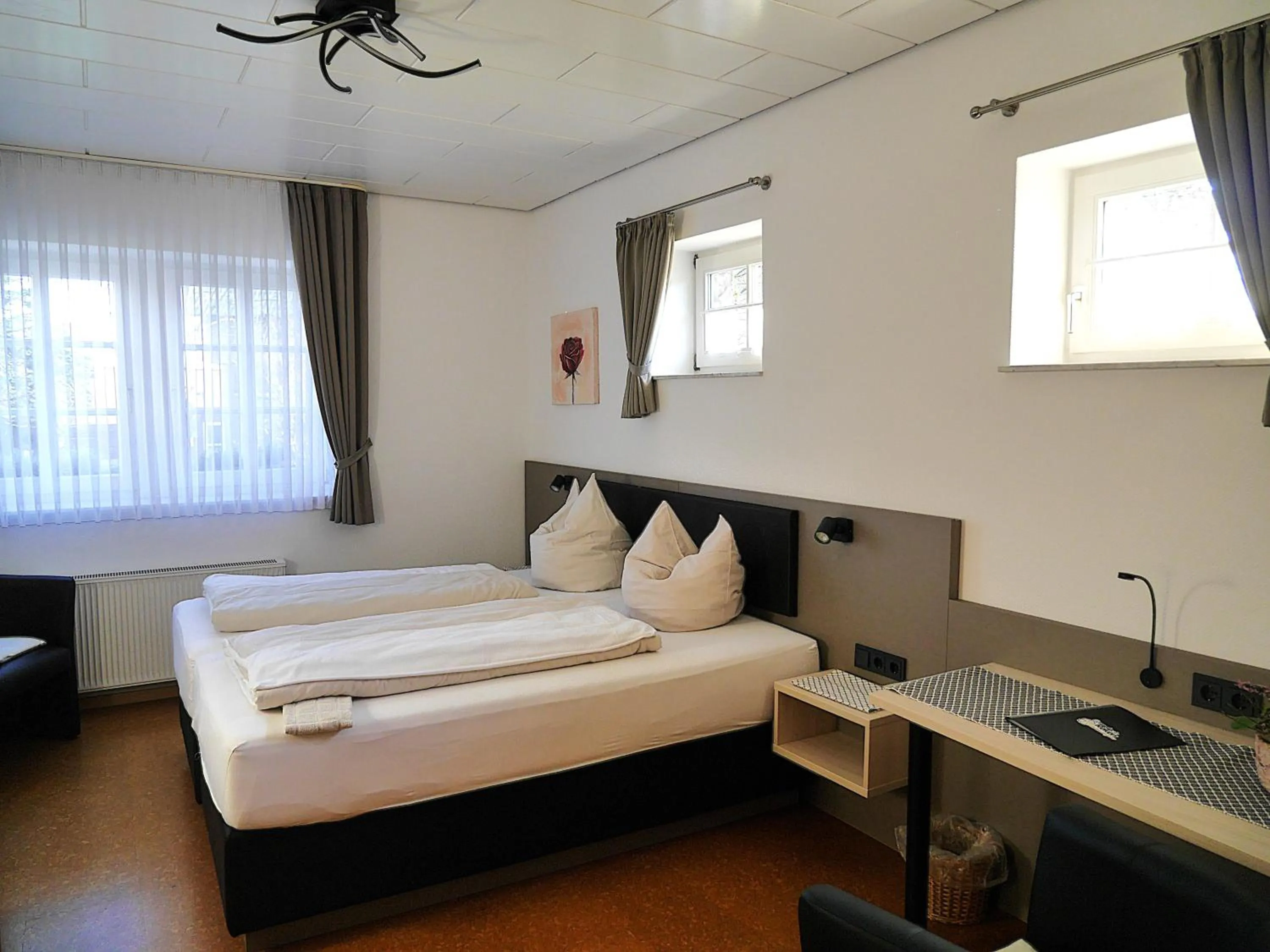 Bed in Gästezimmer Lammersmann