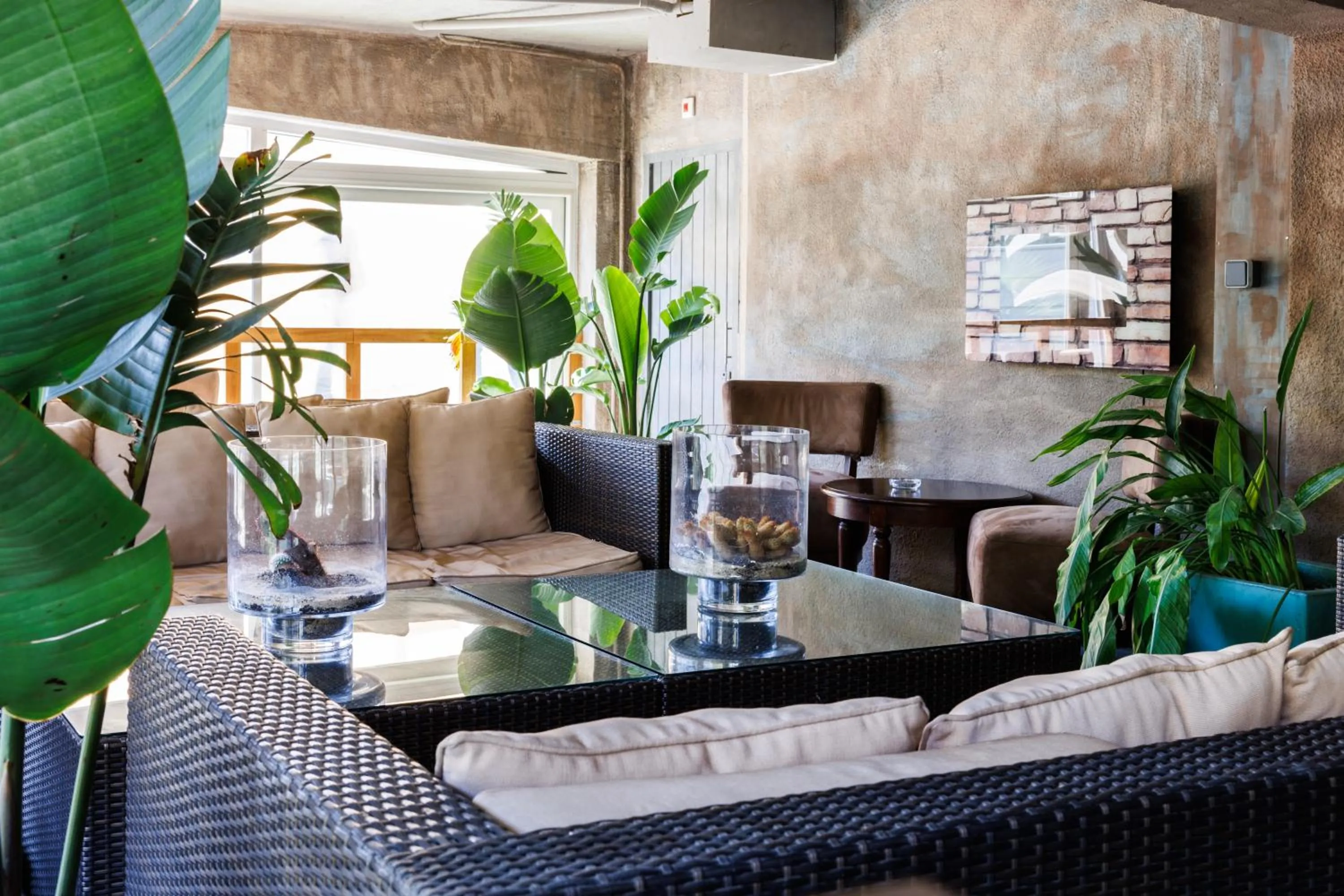 Living room in Hotel SPA Plage St Jean