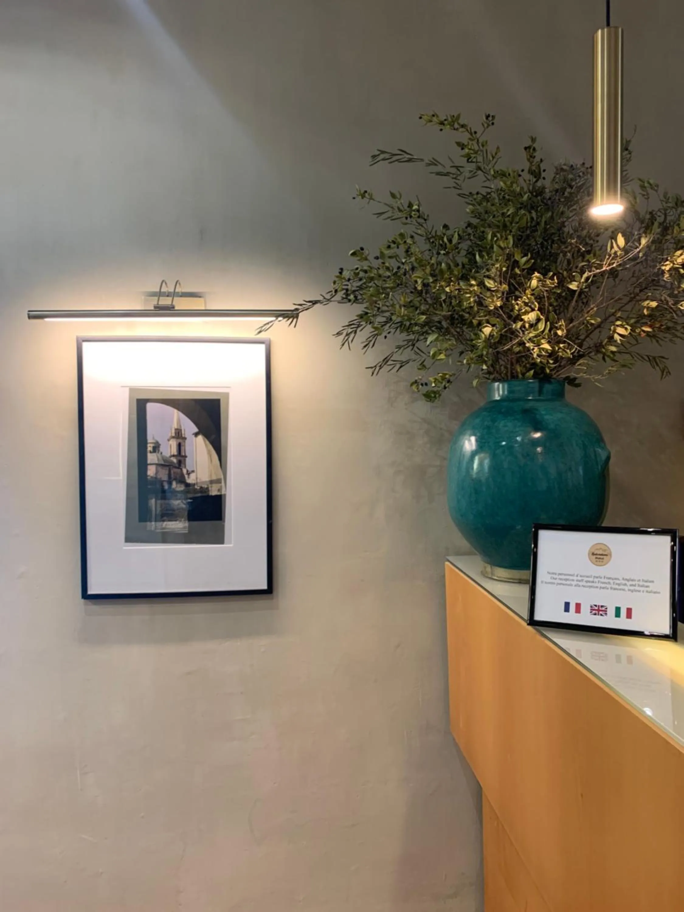 Lobby or reception in Hotel Belvedere