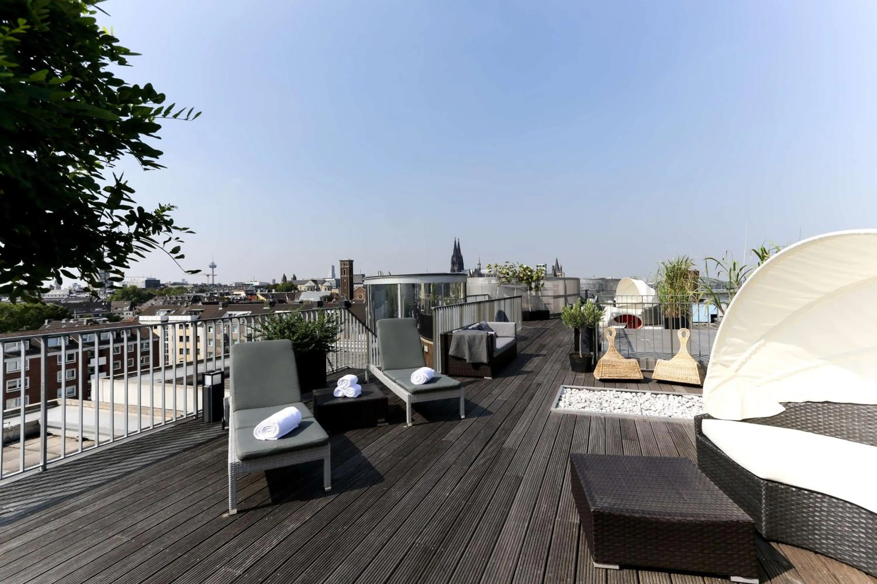 Patio in art'otel cologne, Powered by Radisson Hotels