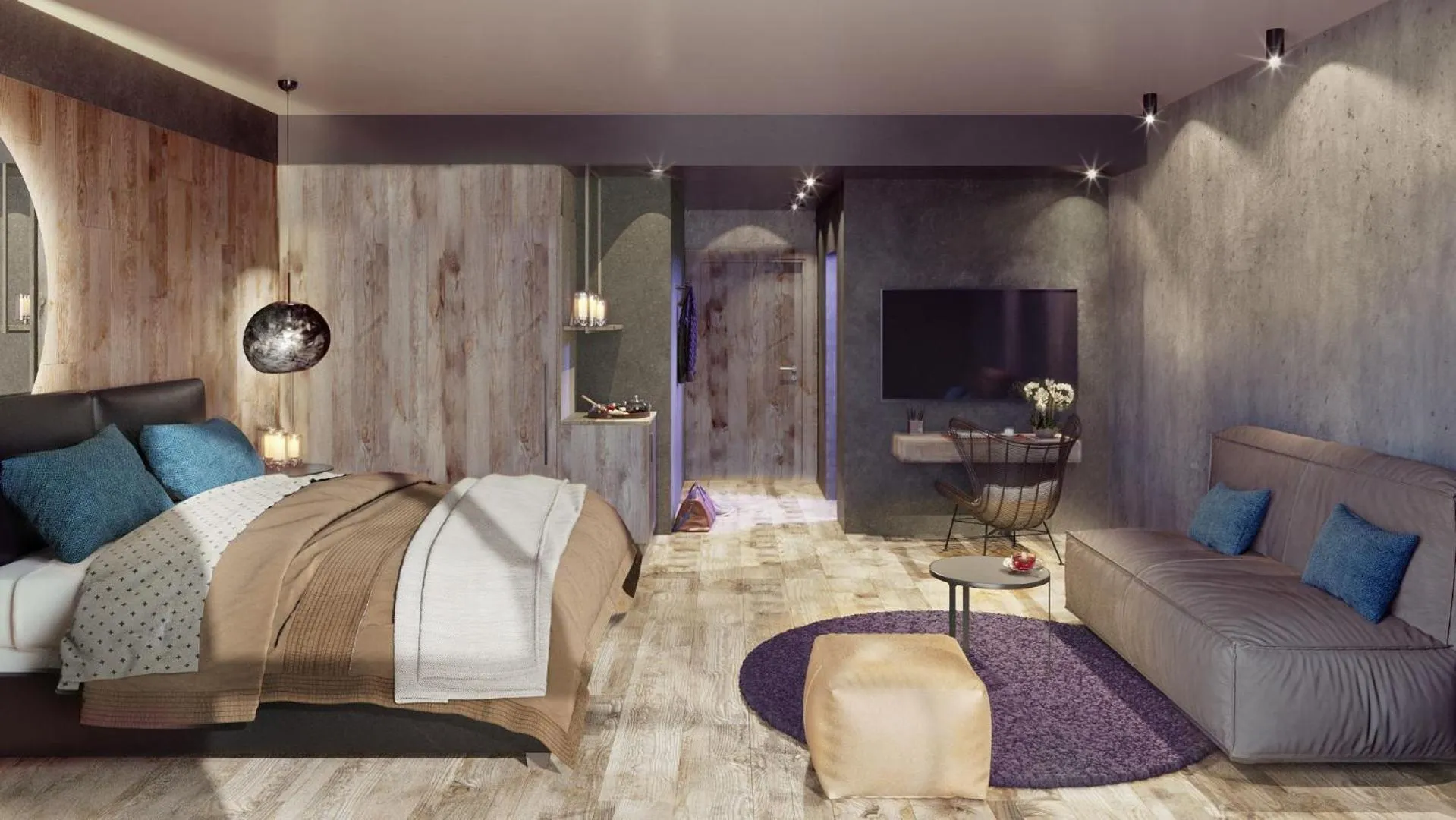 Bedroom, Bed in WITTMANNs