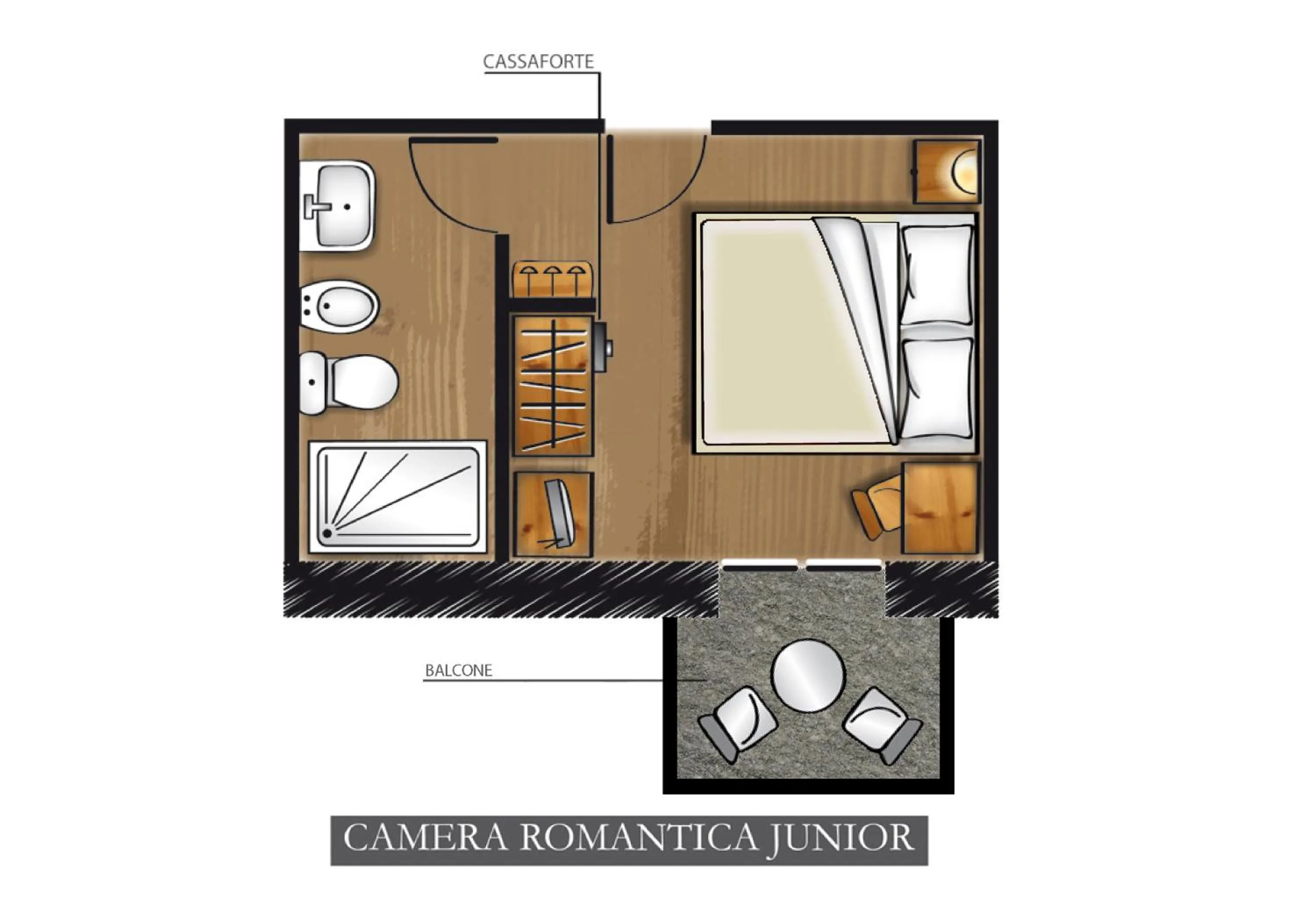 Floor plan in Hotel Du Grand Paradis - 1899 Auberge Boutique