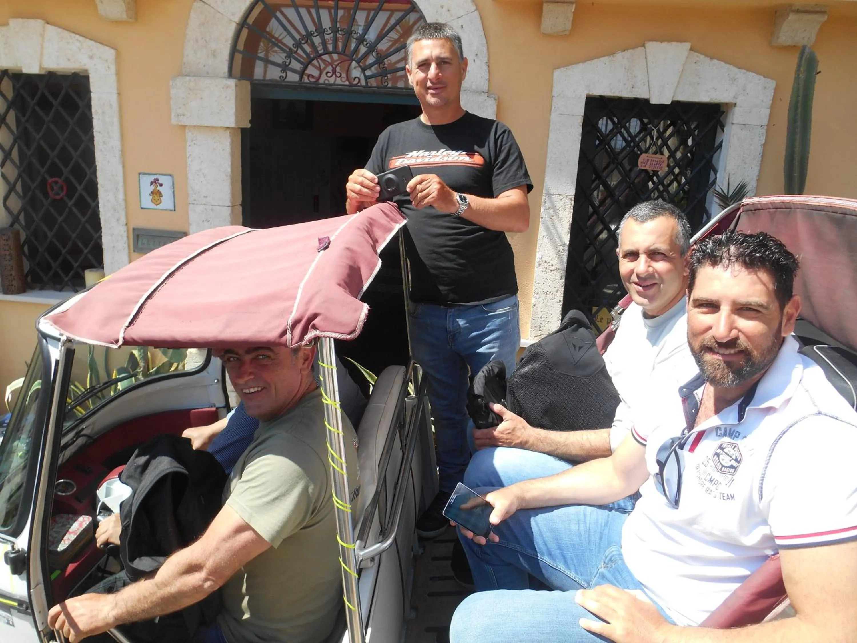 group of guests in La Locandiera affittacamere