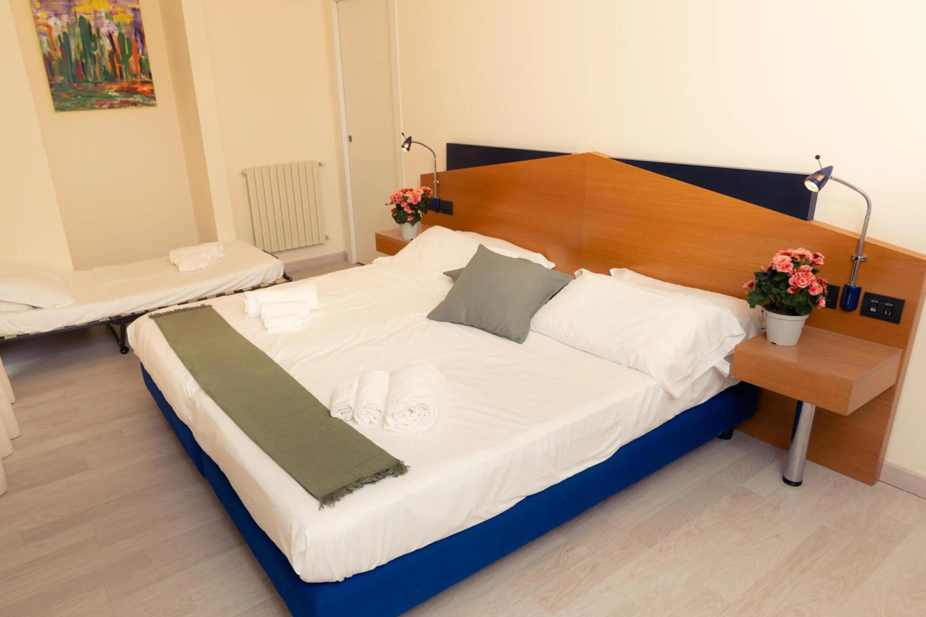 Bed in Hotel San Pancrazio