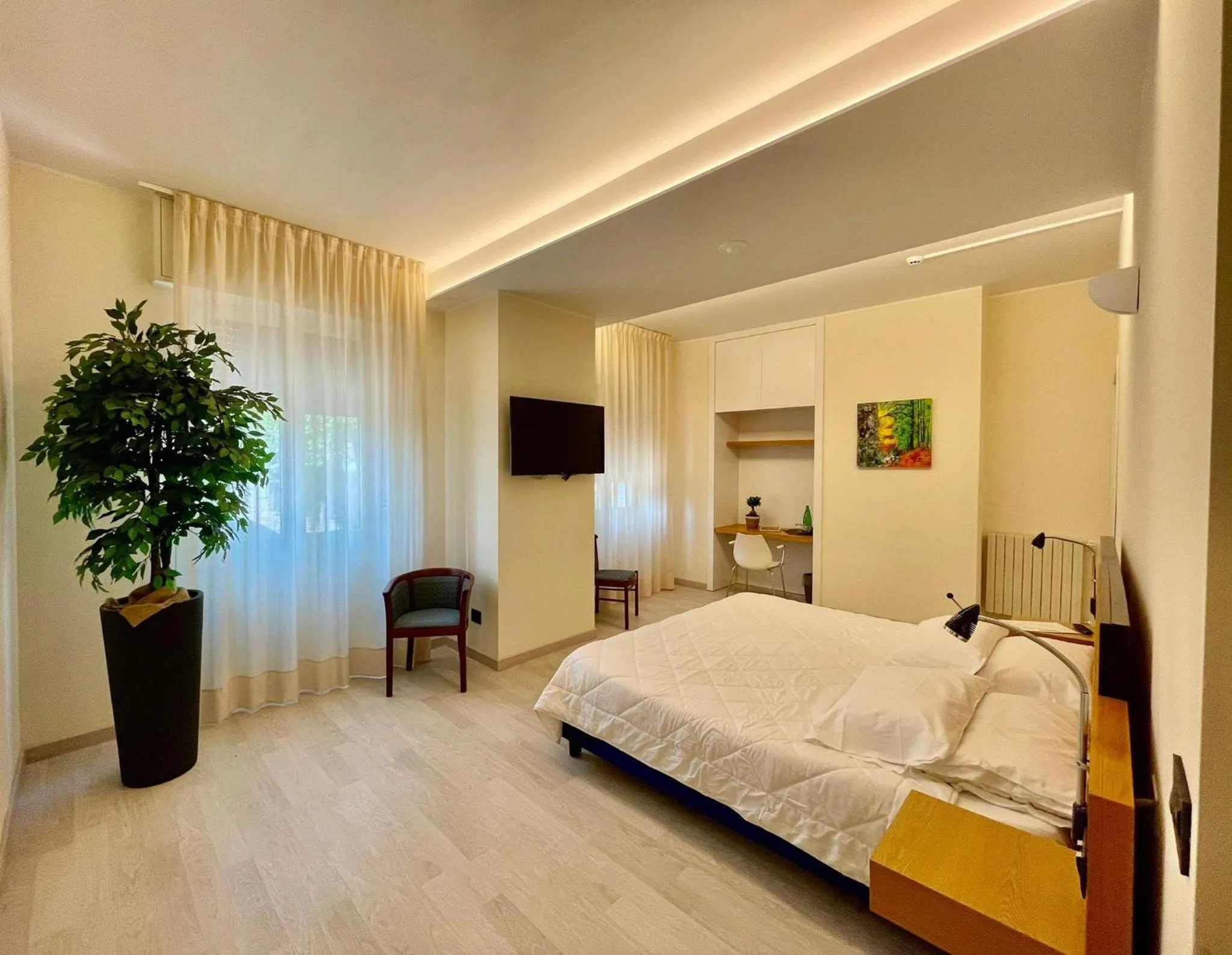 TV and multimedia, Bed in Hotel San Pancrazio