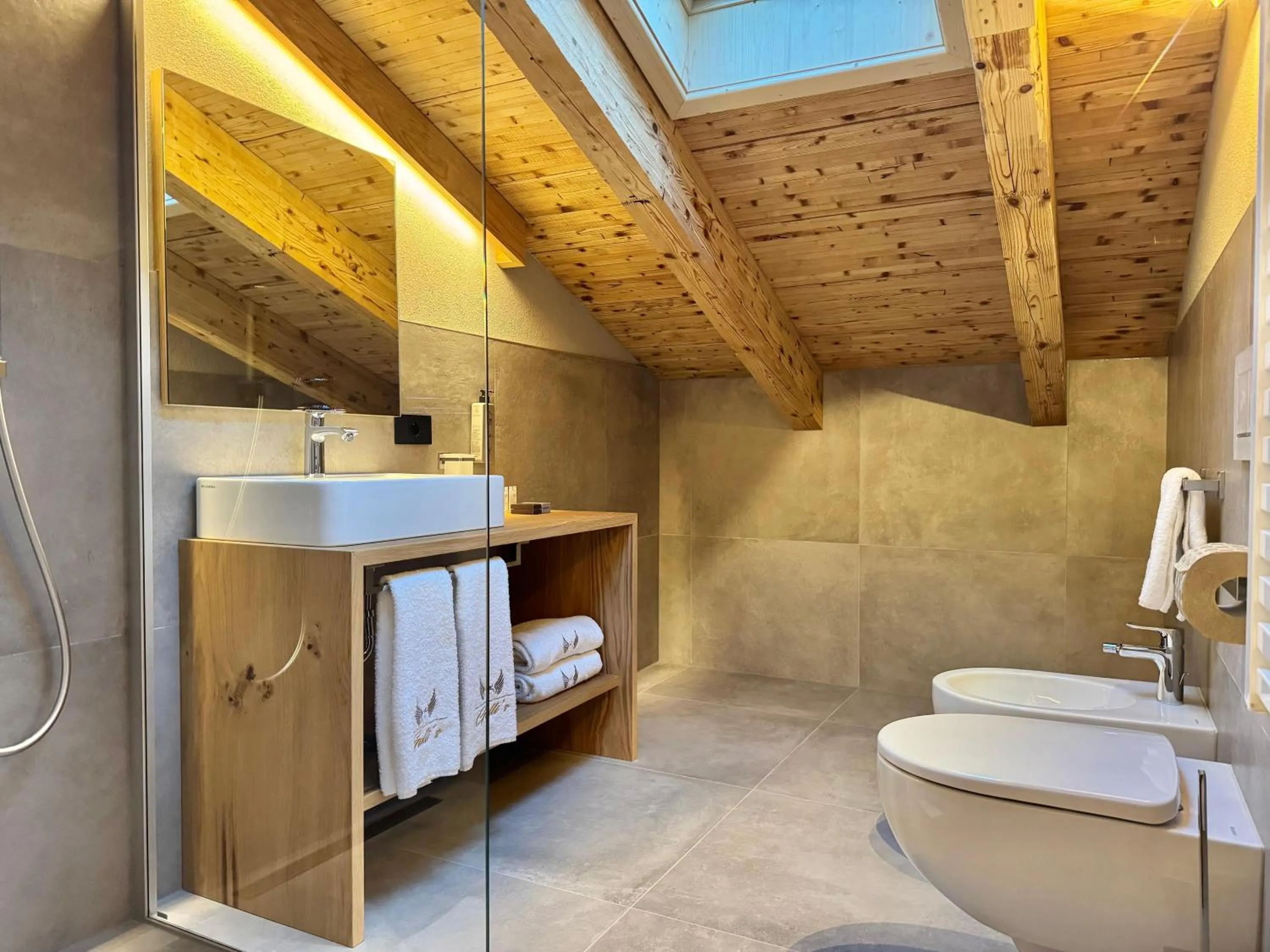 Shower in Hotel Galli's - Centro