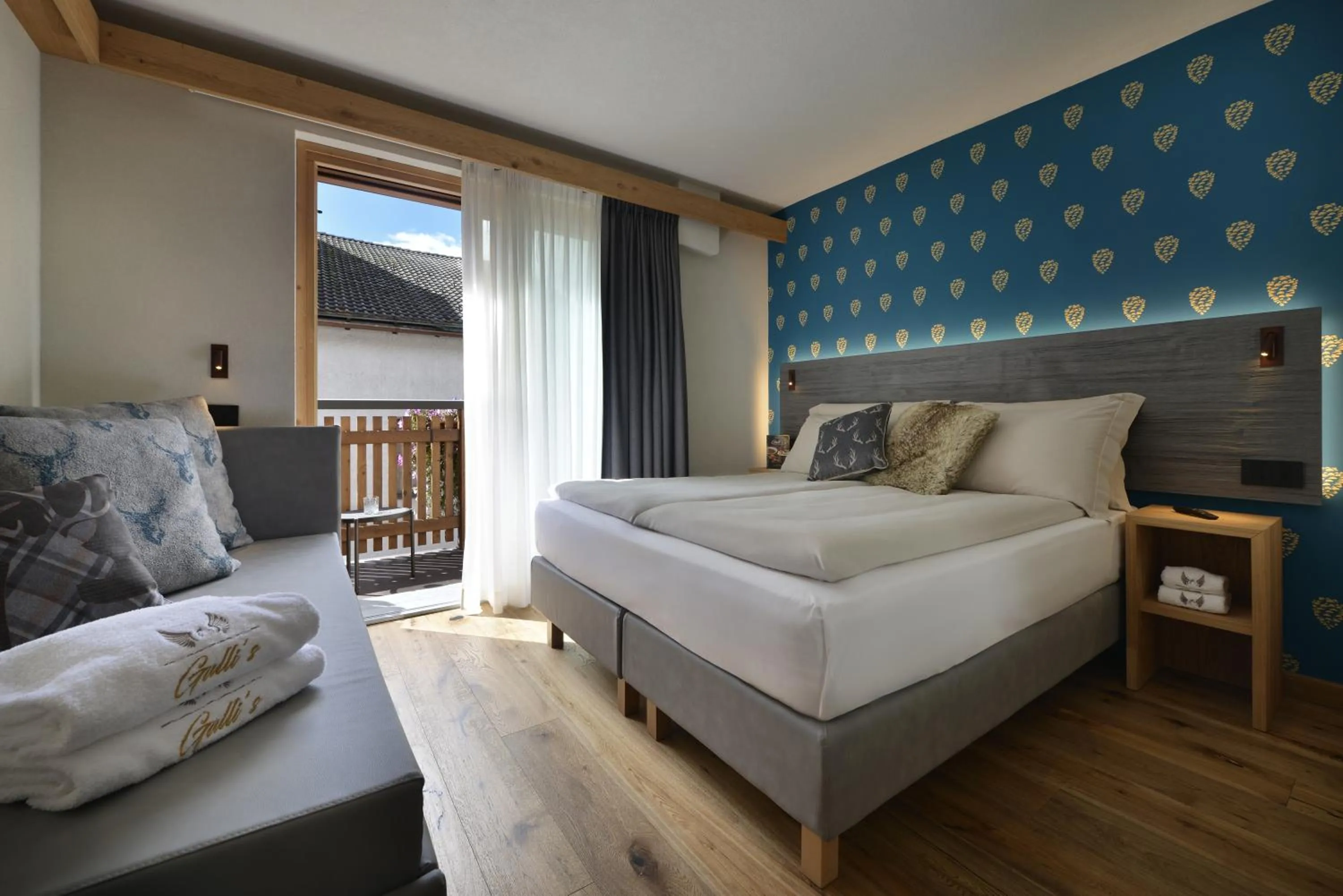 Bed in Hotel Galli's - Centro