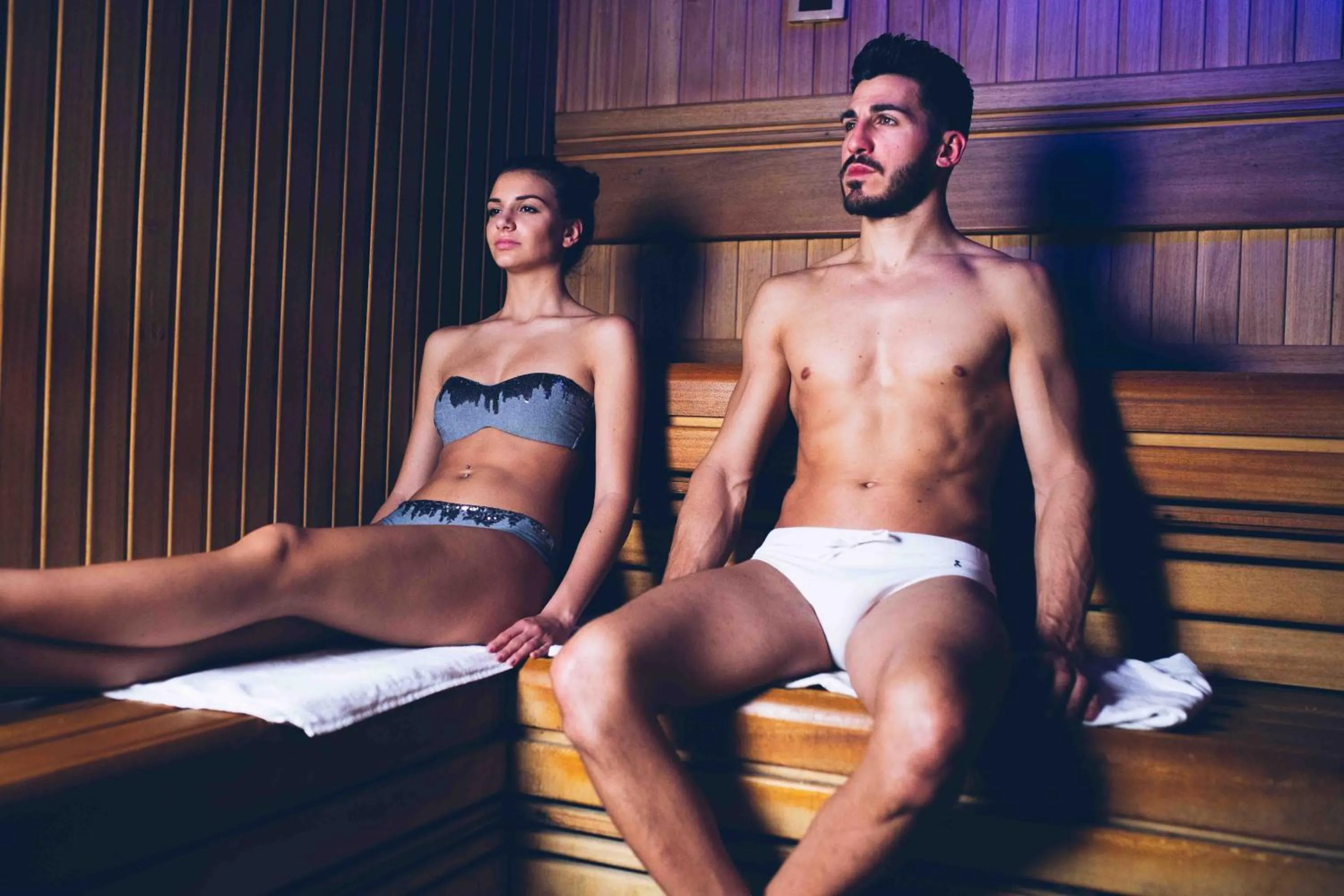 Sauna in Rizzi Aquacharme Hotel & Spa