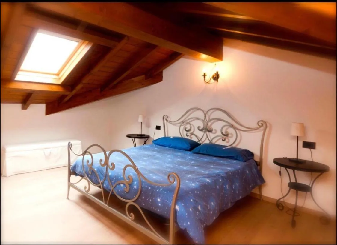 Bed in VILLA VINICIA, pool, jacuzzi, airco