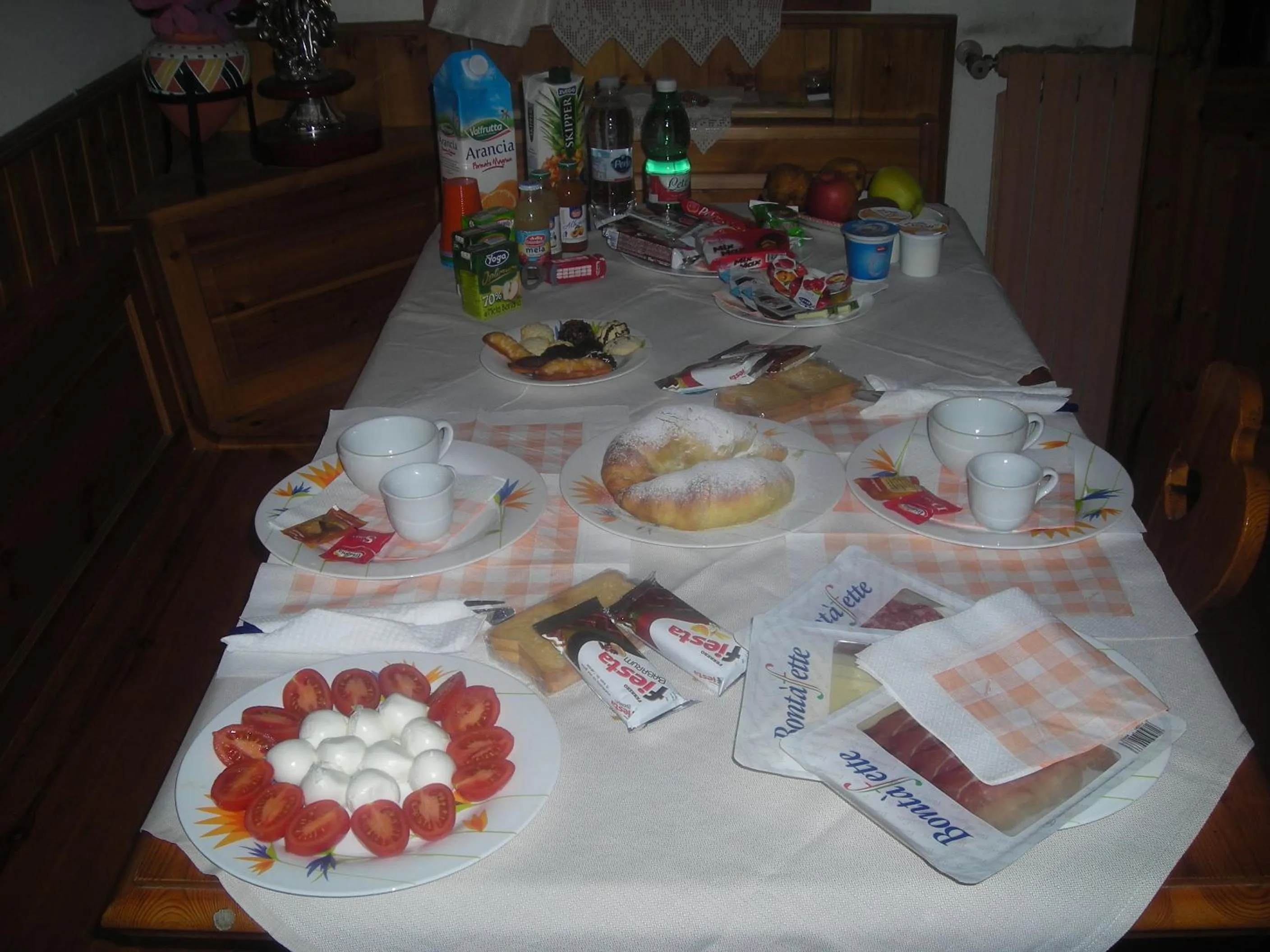 Food and drinks in B&B L'Arcobaleno