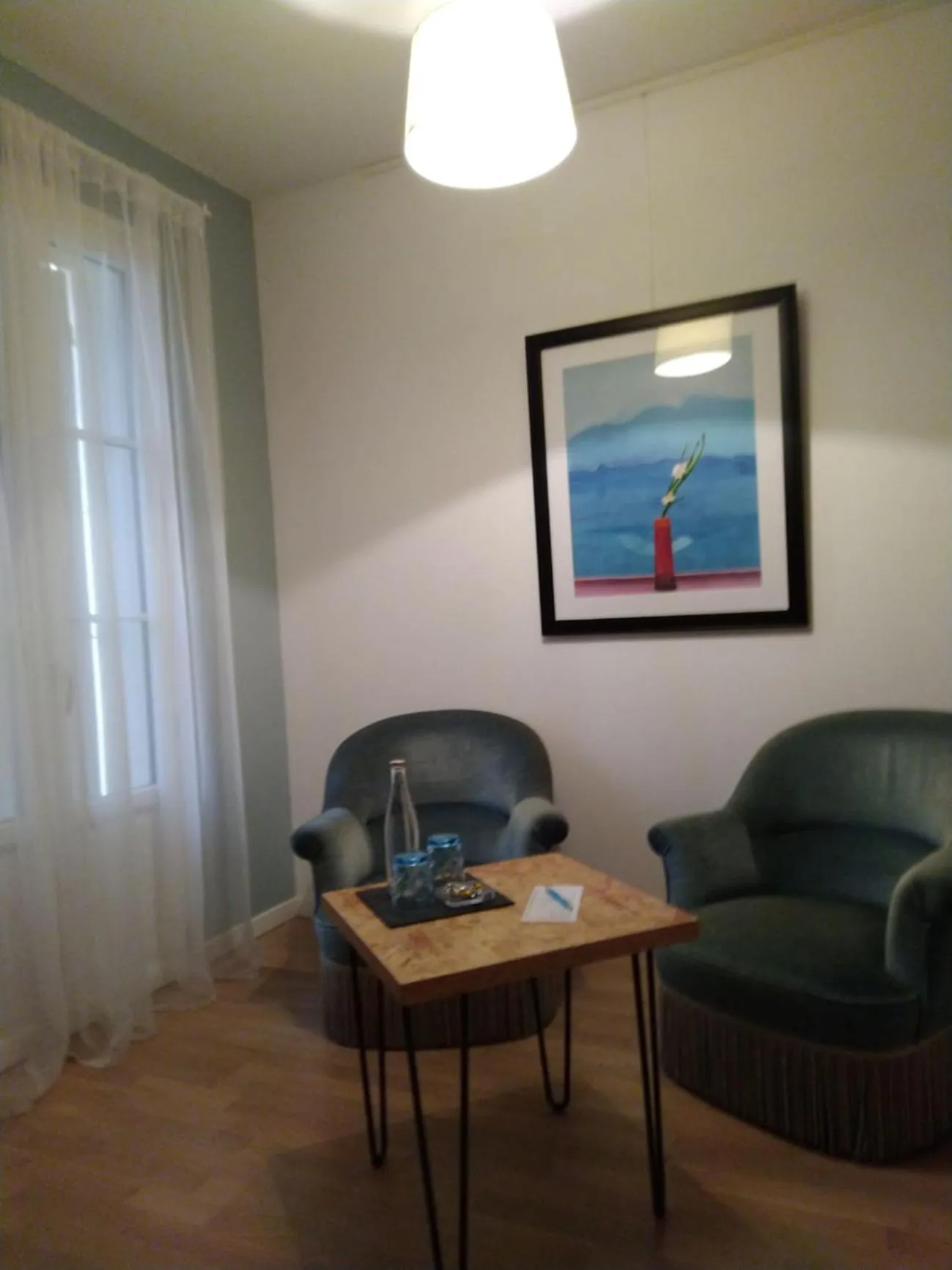 Seating area in Le Clos du Théron, chambre d'hôte