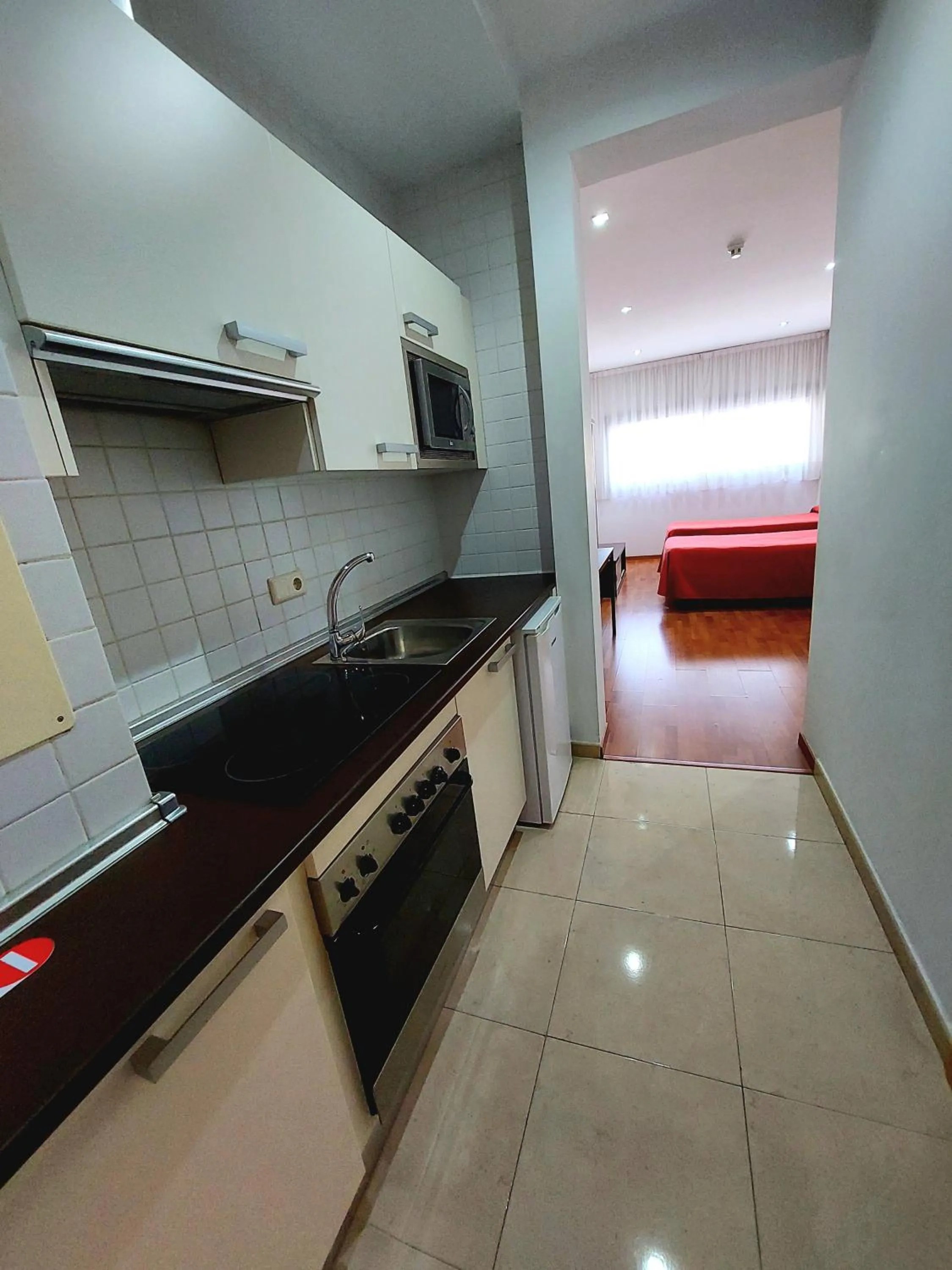 Kitchen or kitchenette in Domocenter Apartamentos Turísticos