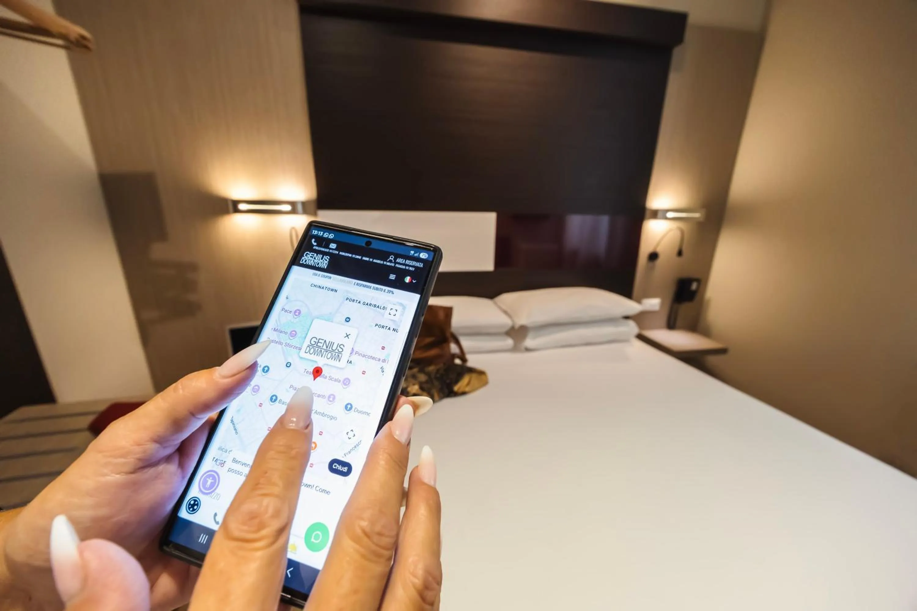 Bed in Genius Hotel Downtown