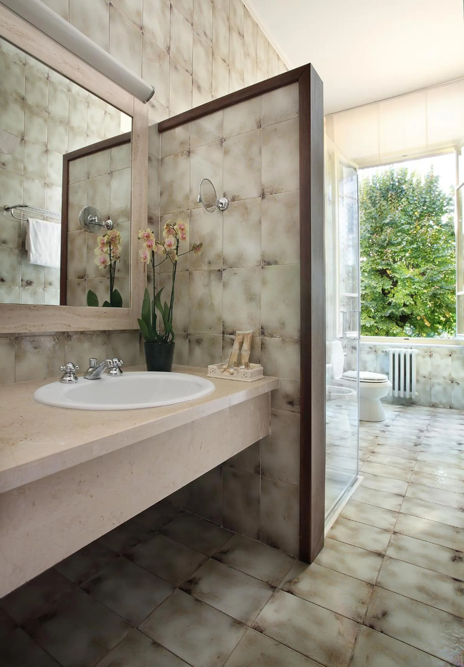 Bathroom in Hotel Villa Delle Rose