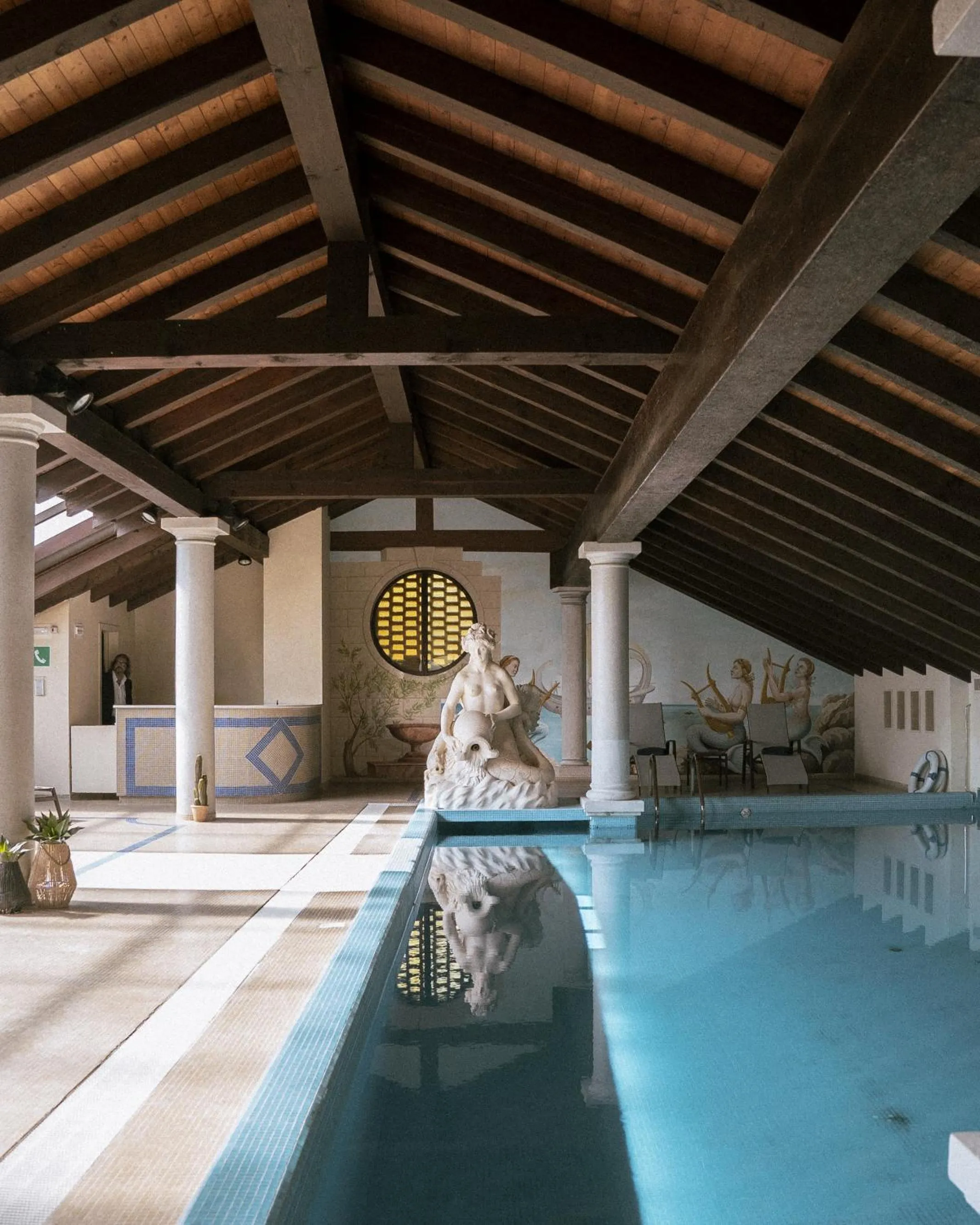 Pool view in Il Castello Di San Gaudenzio