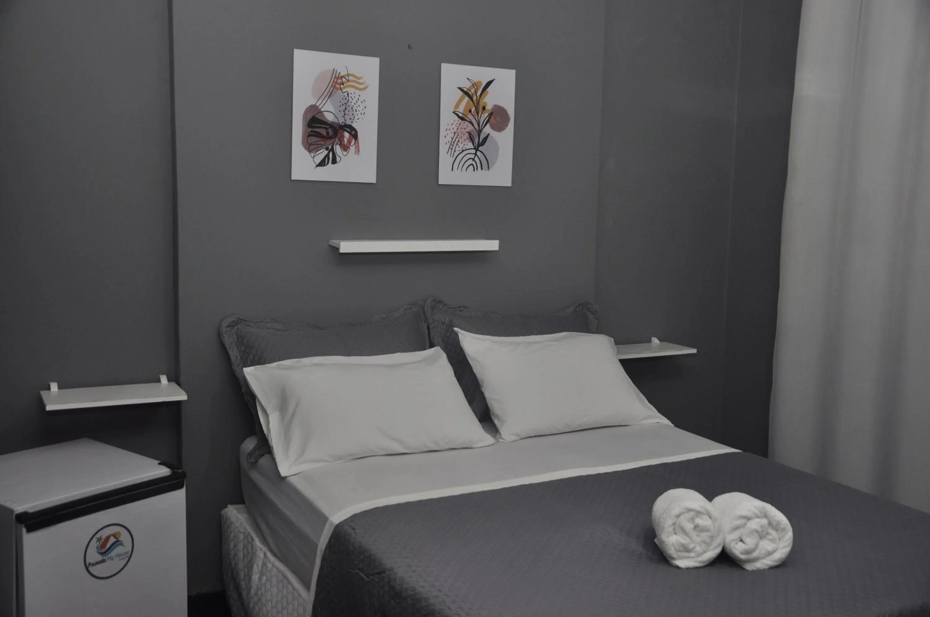 Bed in Pousada My House Cabo Frio