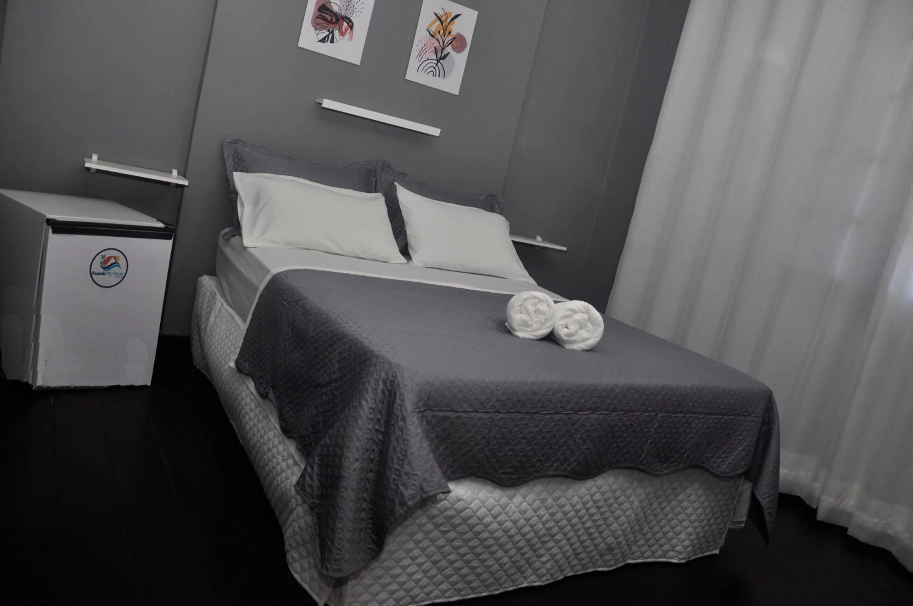 Bed in Pousada My House Cabo Frio