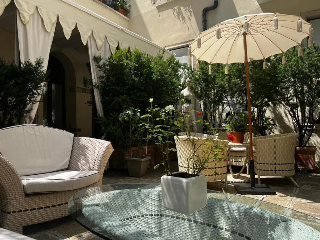 Patio in Palazzo Paruta & Wellness Suites