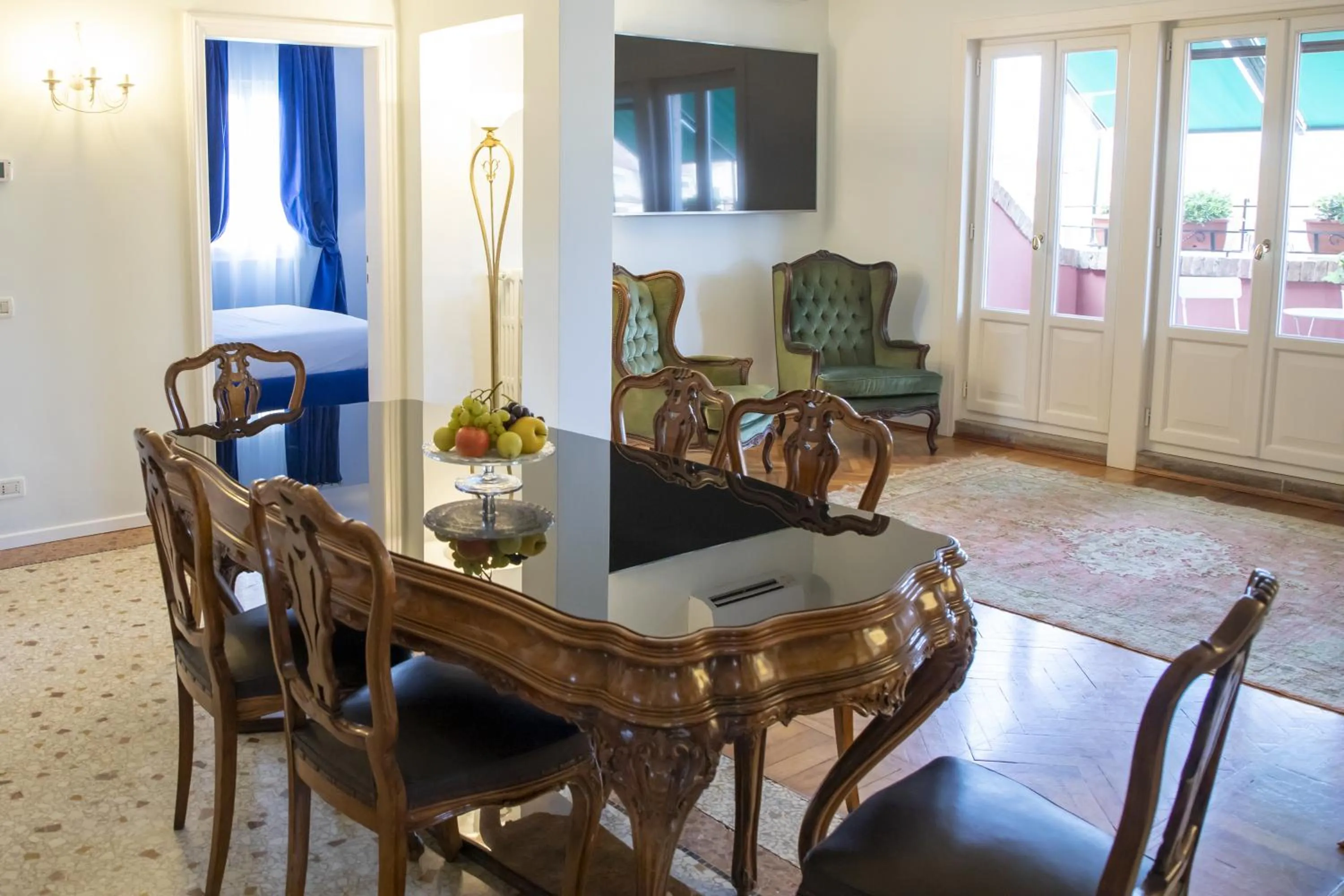 Living room in Palazzo Paruta & Wellness Suites