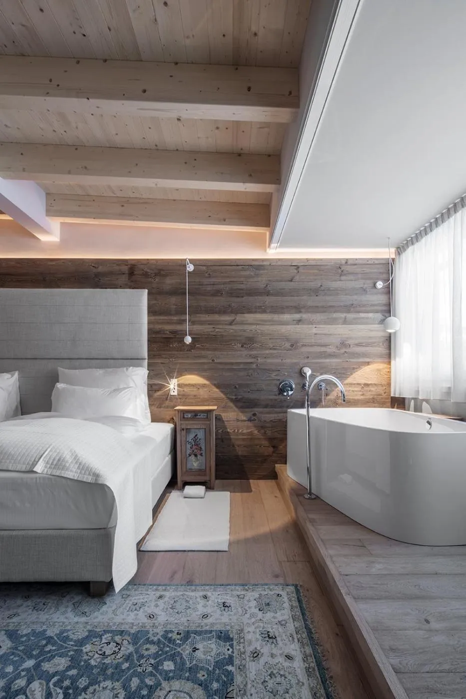 Bed in Hotel Ciasa Salares