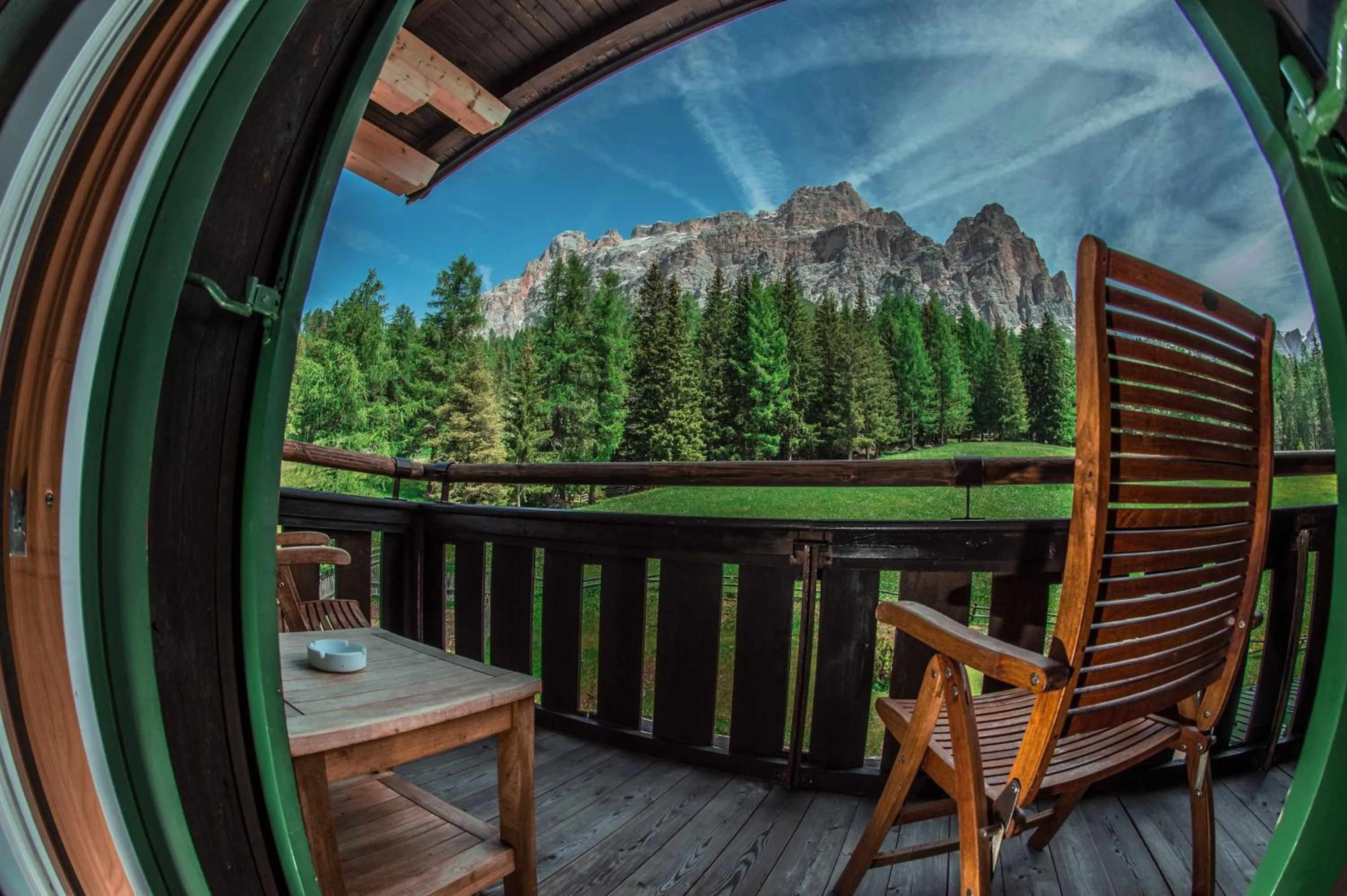 Balcony/Terrace in Hotel Ciasa Salares