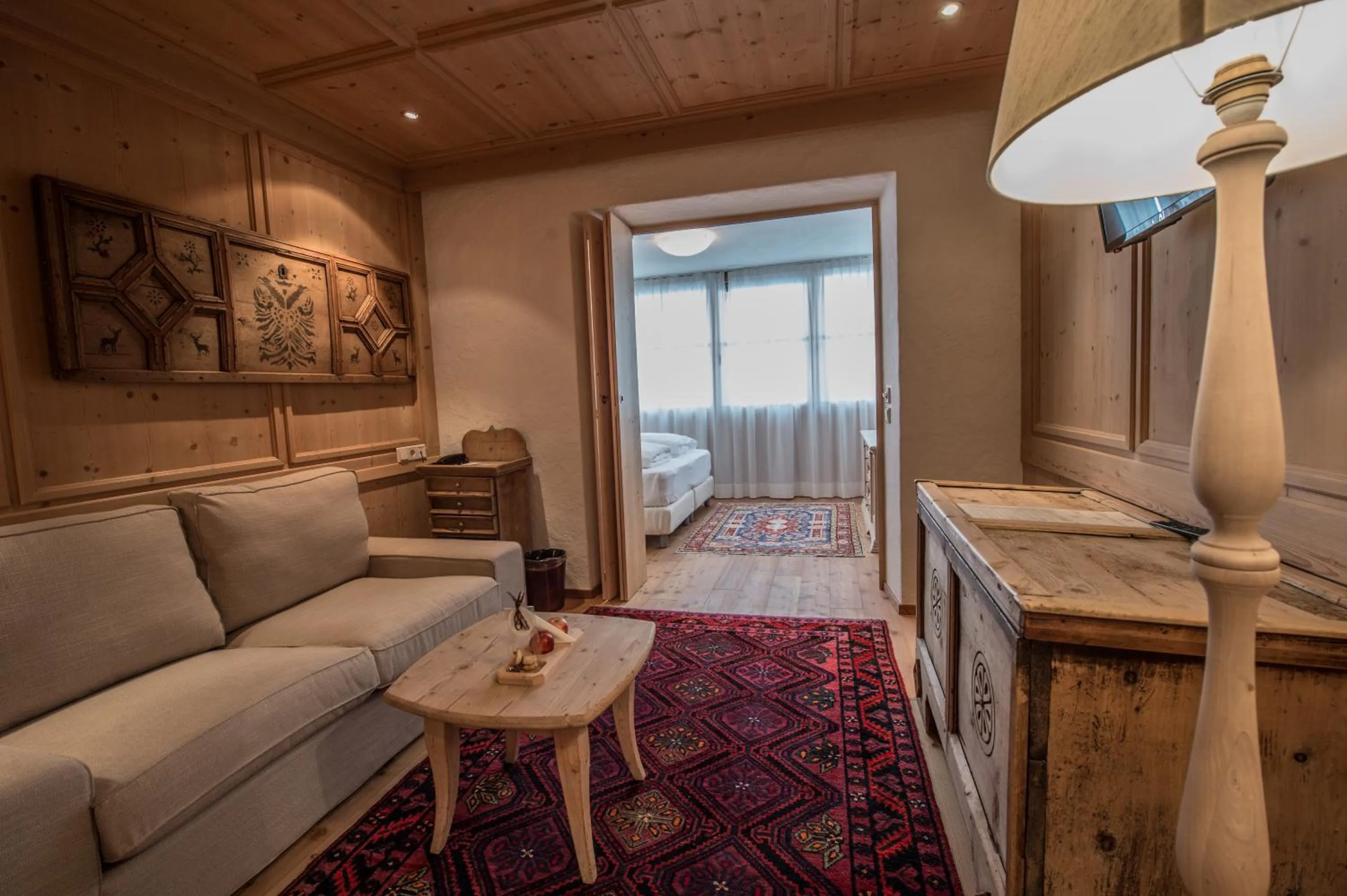 Bed in Hotel Ciasa Salares