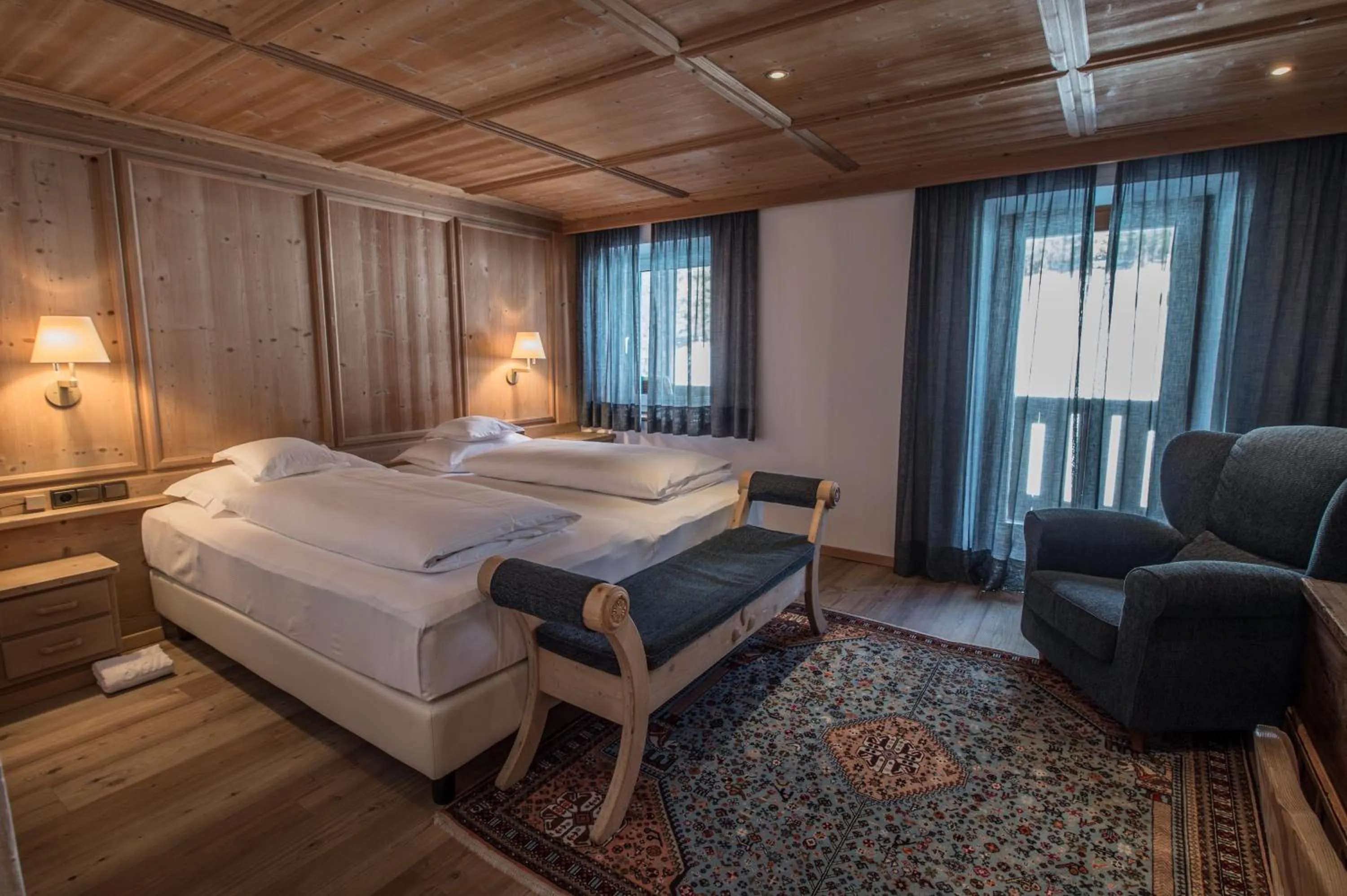 Photo of the whole room, Bed in Hotel Ciasa Salares